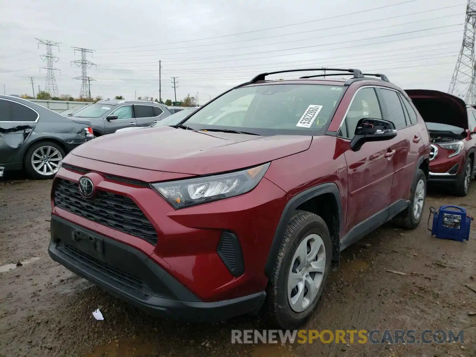 2 Фотография поврежденного автомобиля JTMG1RFV5KD034062 TOYOTA RAV4 2019