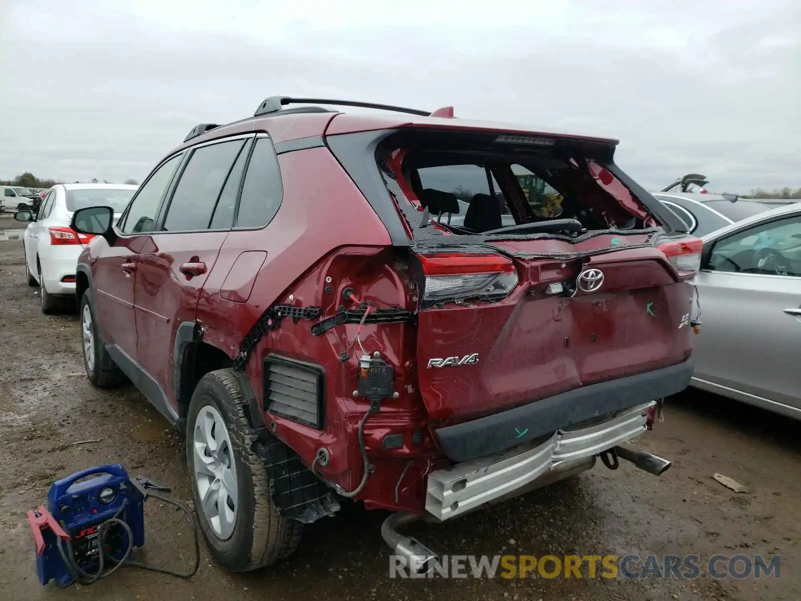 3 Photograph of a damaged car JTMG1RFV5KD034062 TOYOTA RAV4 2019