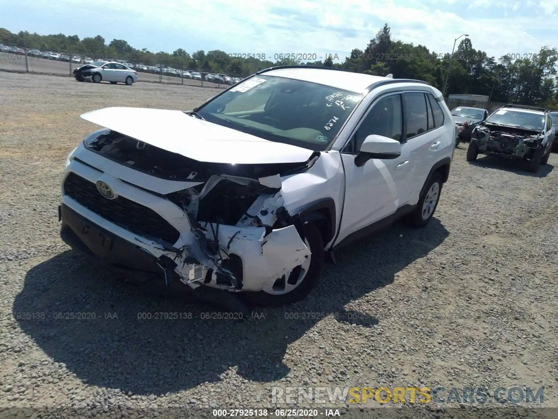 2 Photograph of a damaged car JTMG1RFV5KD038578 TOYOTA RAV4 2019