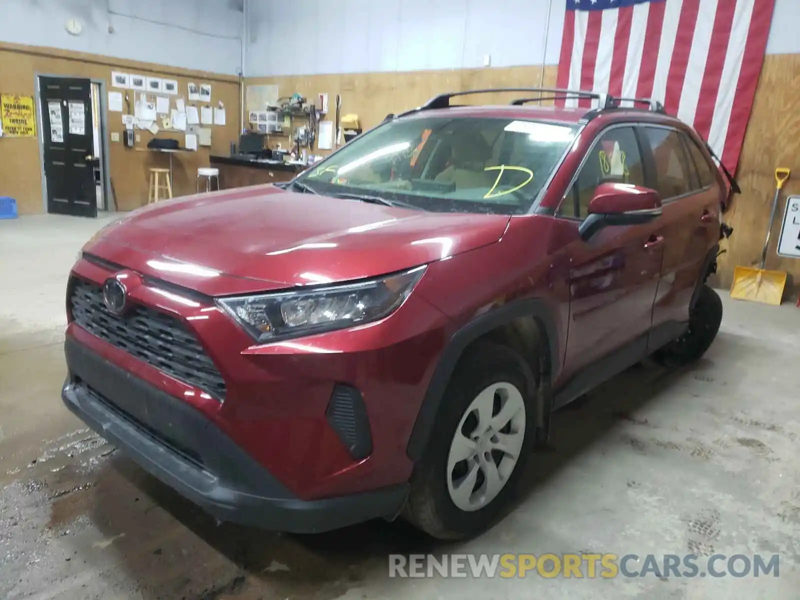 2 Photograph of a damaged car JTMG1RFV5KD522346 TOYOTA RAV4 2019