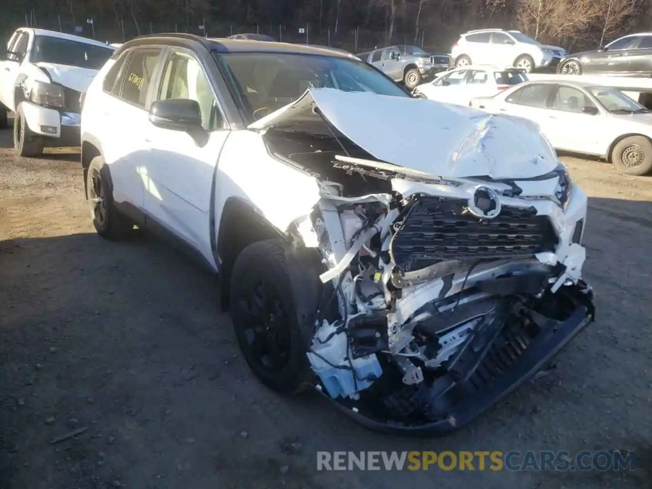 1 Photograph of a damaged car JTMG1RFV5KJ002598 TOYOTA RAV4 2019