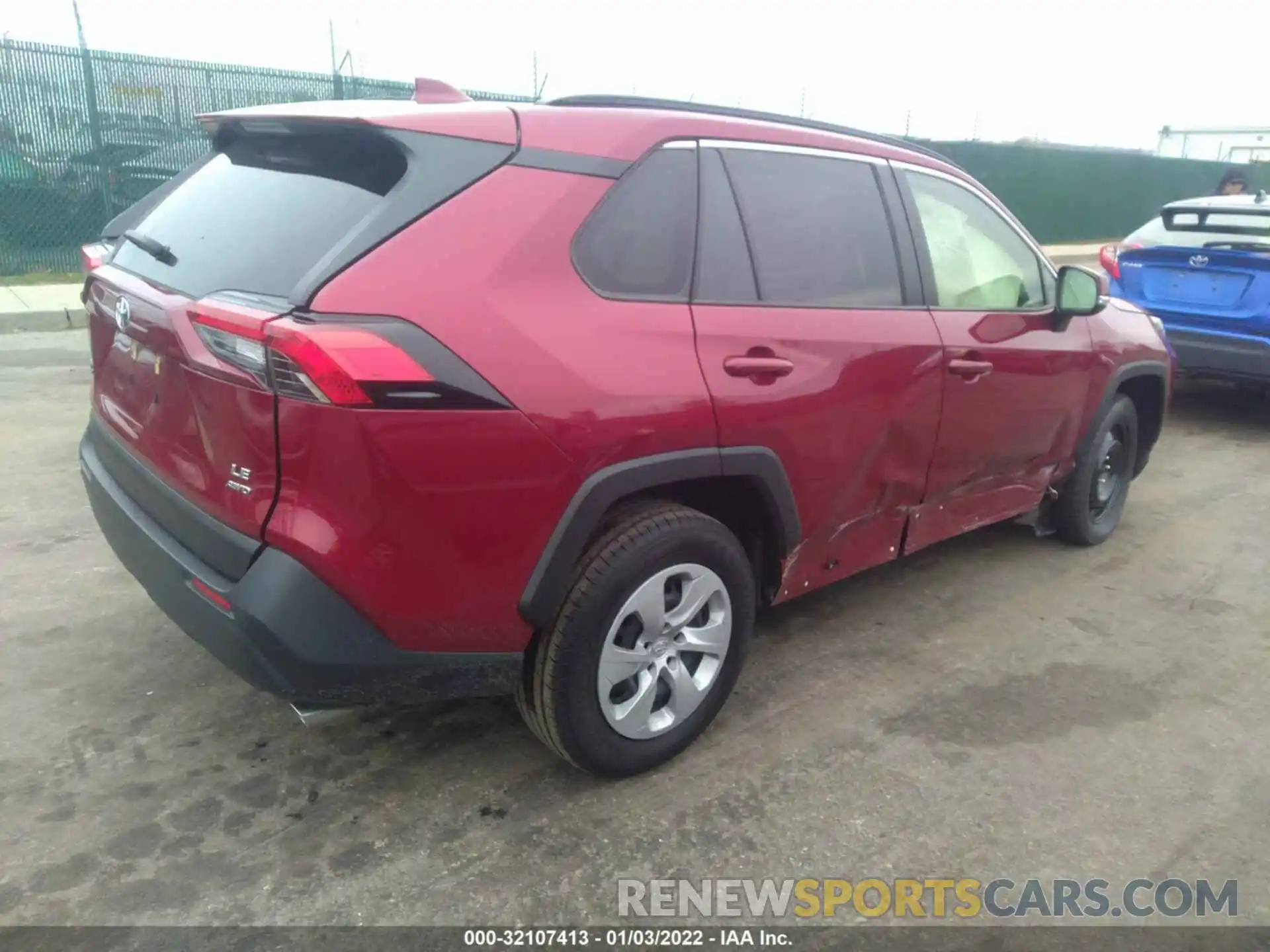 4 Фотография поврежденного автомобиля JTMG1RFV5KJ003881 TOYOTA RAV4 2019