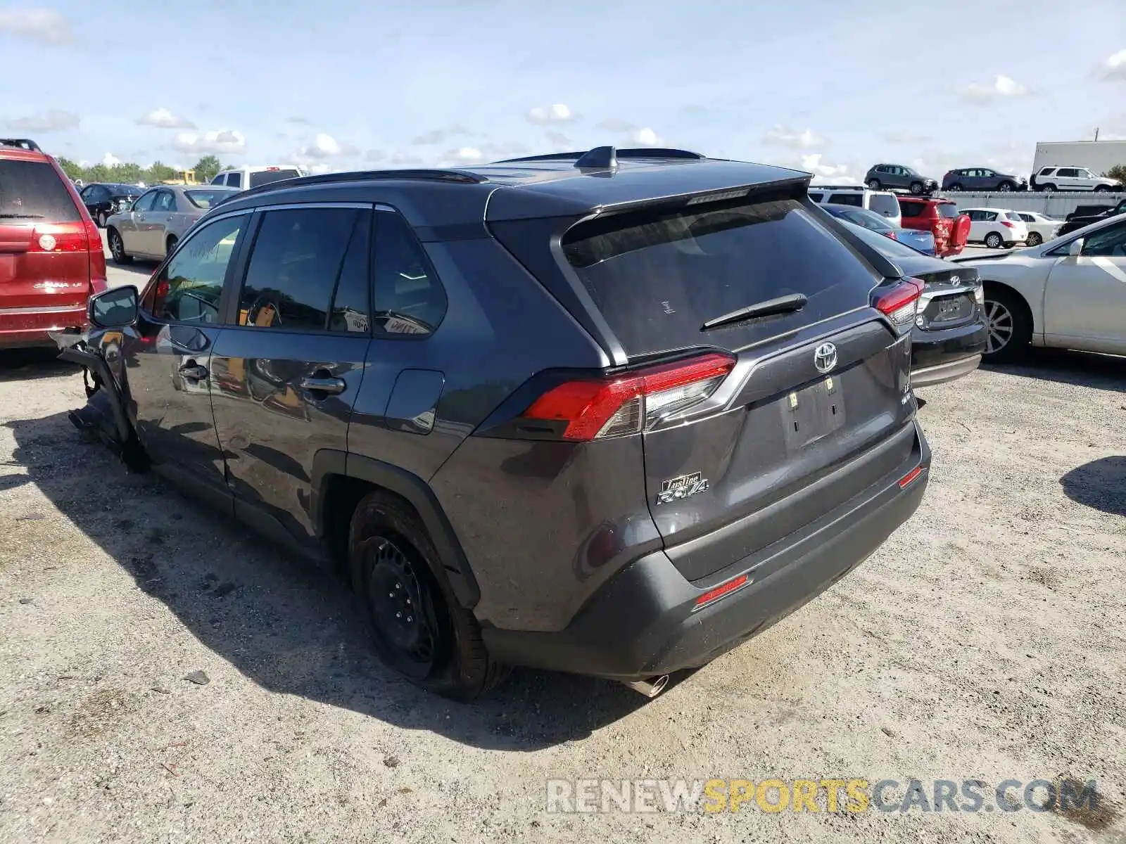 3 Photograph of a damaged car JTMG1RFV5KJ005565 TOYOTA RAV4 2019