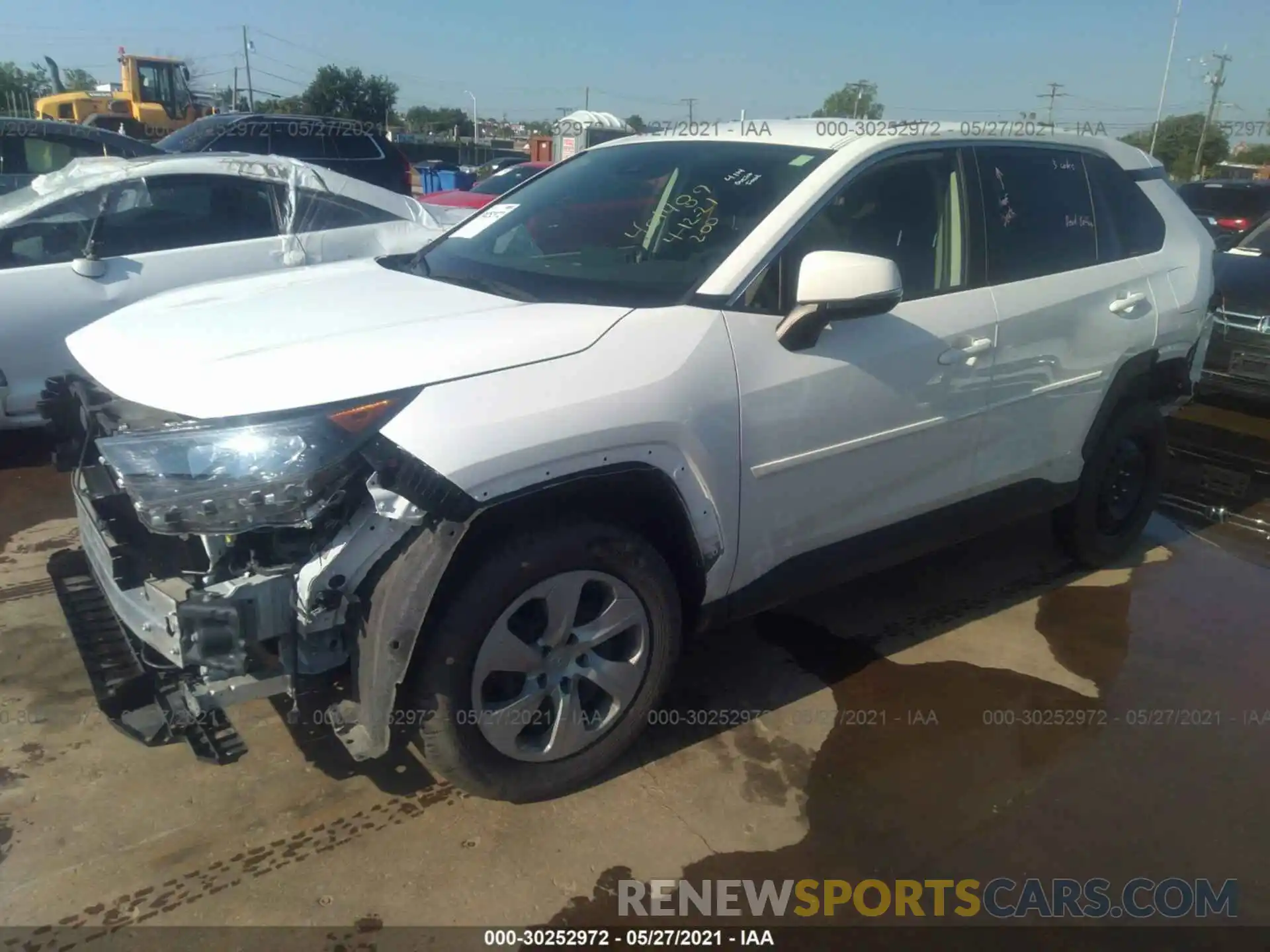 2 Photograph of a damaged car JTMG1RFV5KJ009731 TOYOTA RAV4 2019