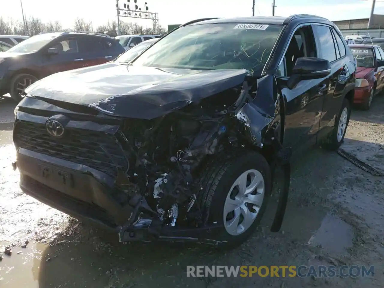 9 Photograph of a damaged car JTMG1RFV5KJ019742 TOYOTA RAV4 2019