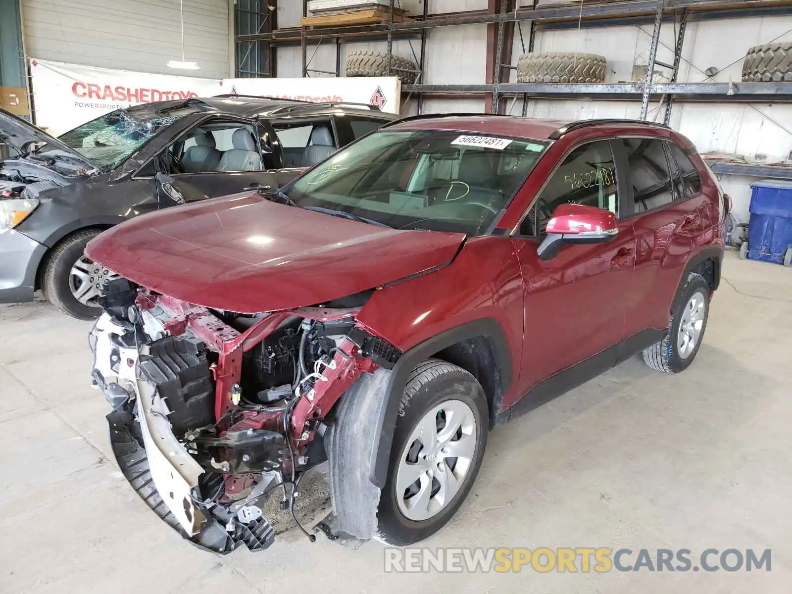 2 Photograph of a damaged car JTMG1RFV6KD021188 TOYOTA RAV4 2019