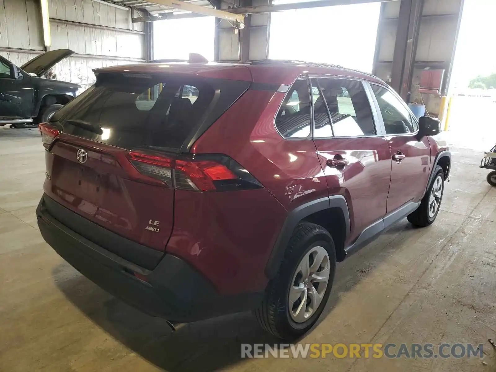 4 Photograph of a damaged car JTMG1RFV6KD021188 TOYOTA RAV4 2019