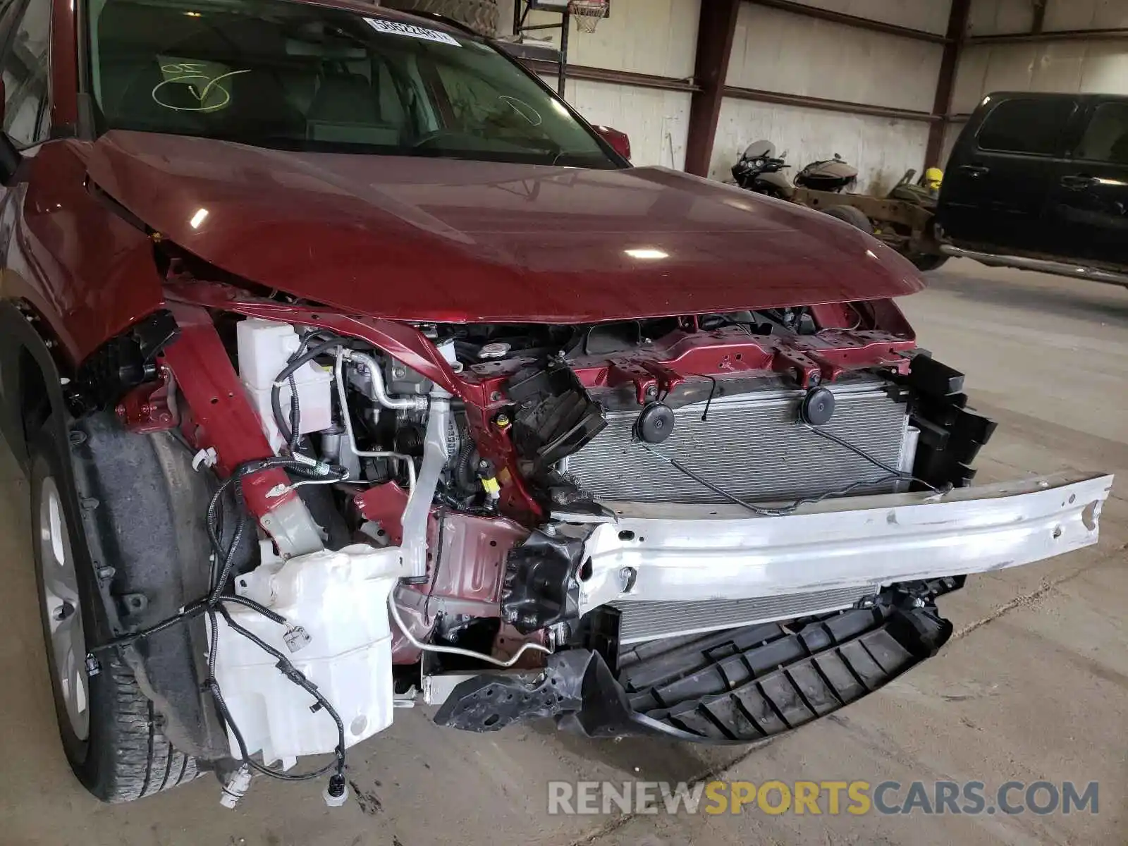 9 Photograph of a damaged car JTMG1RFV6KD021188 TOYOTA RAV4 2019