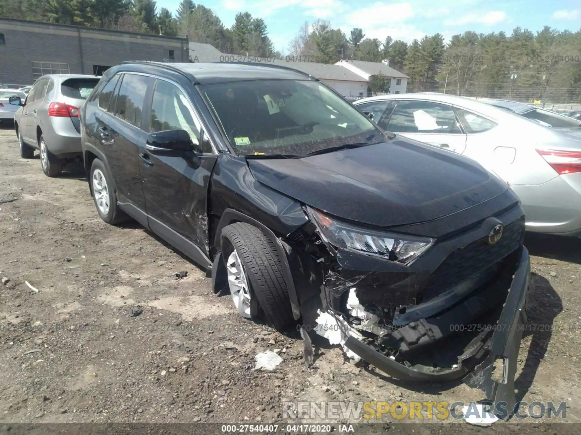 1 Photograph of a damaged car JTMG1RFV6KD504311 TOYOTA RAV4 2019