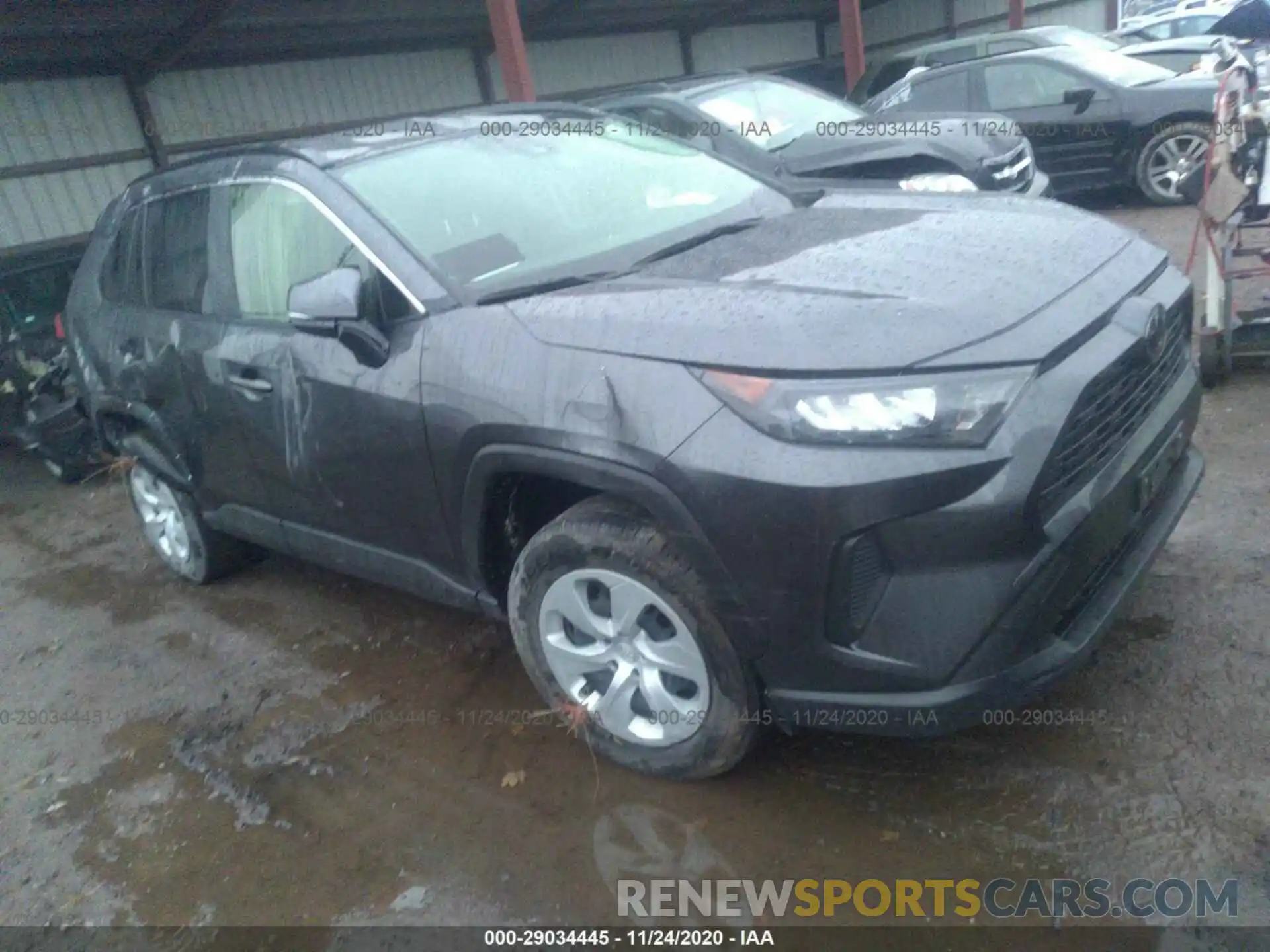 1 Photograph of a damaged car JTMG1RFV6KJ011990 TOYOTA RAV4 2019