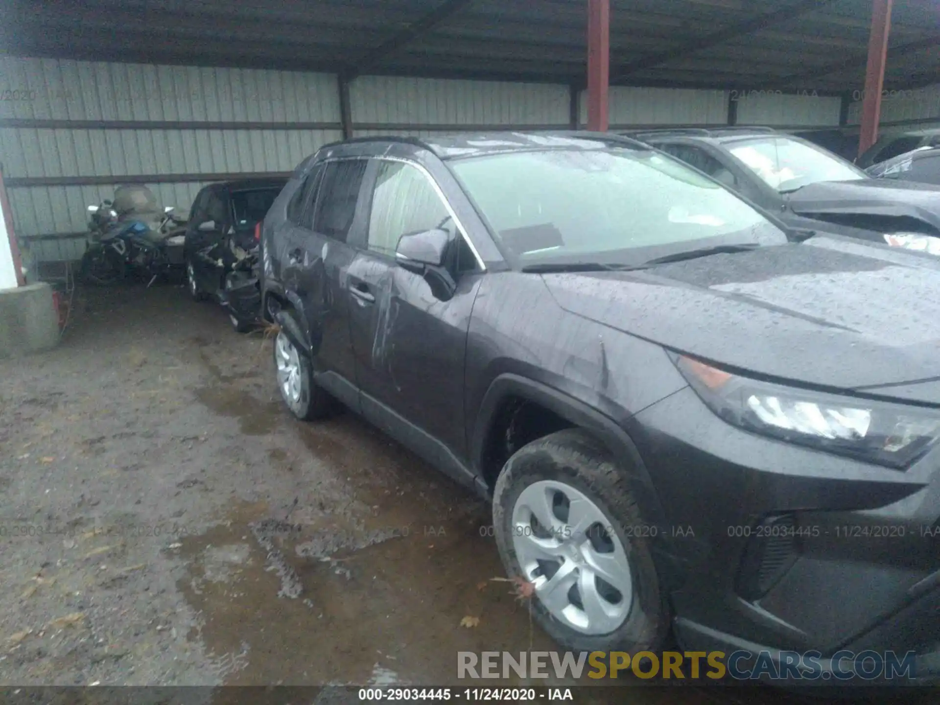 6 Photograph of a damaged car JTMG1RFV6KJ011990 TOYOTA RAV4 2019