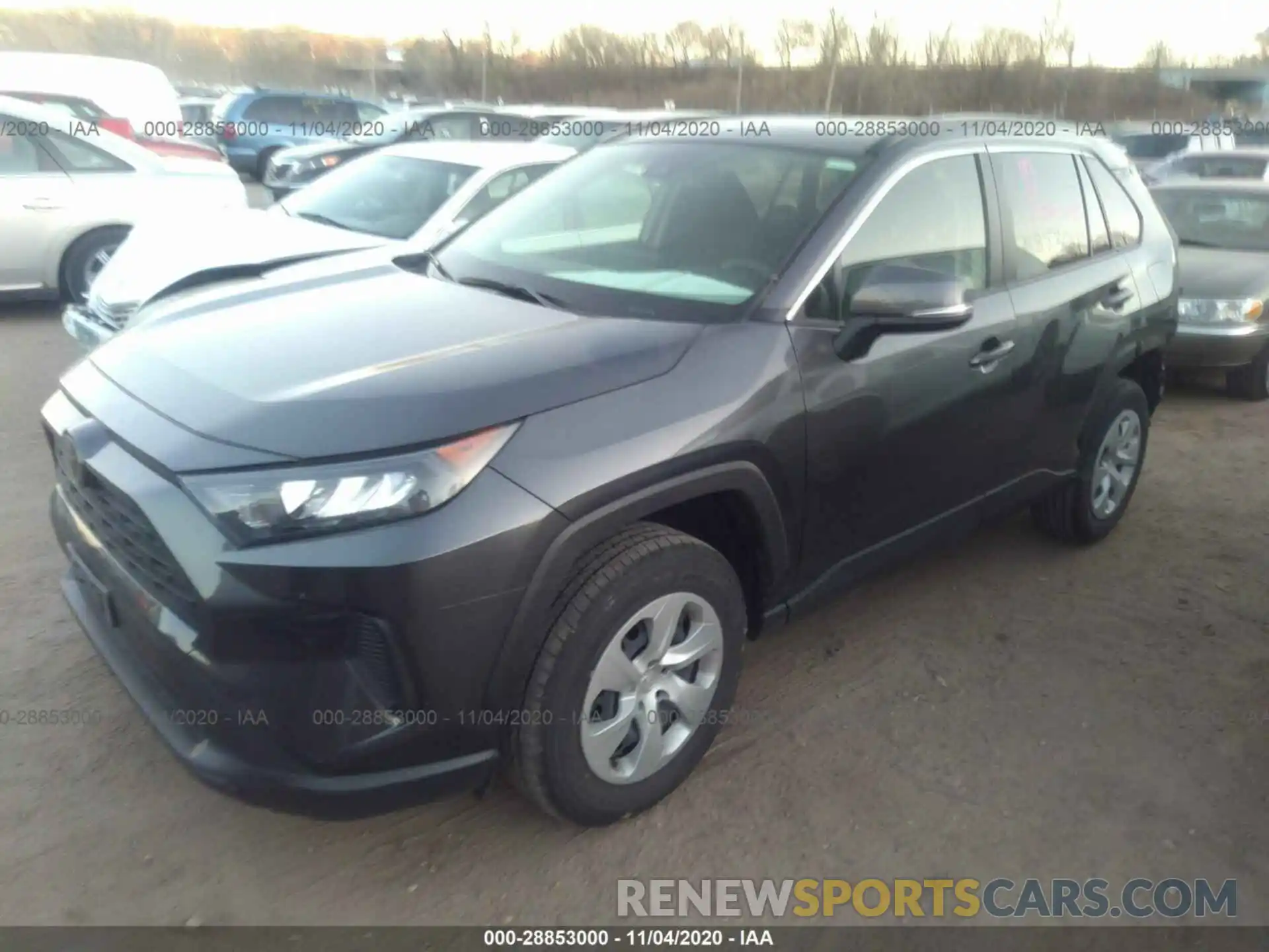 2 Photograph of a damaged car JTMG1RFV6KJ012122 TOYOTA RAV4 2019