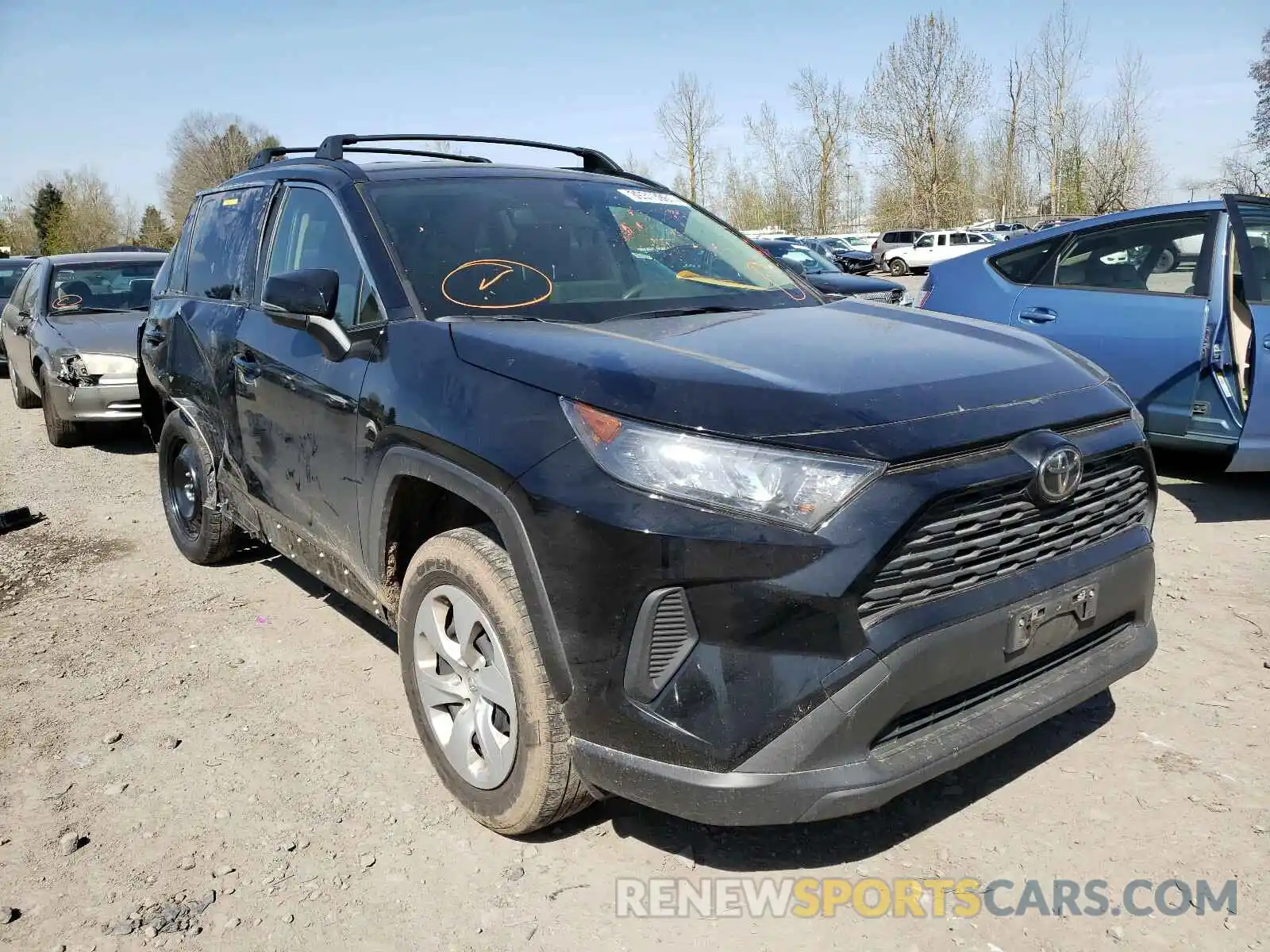 1 Photograph of a damaged car JTMG1RFV6KJ024836 TOYOTA RAV4 2019