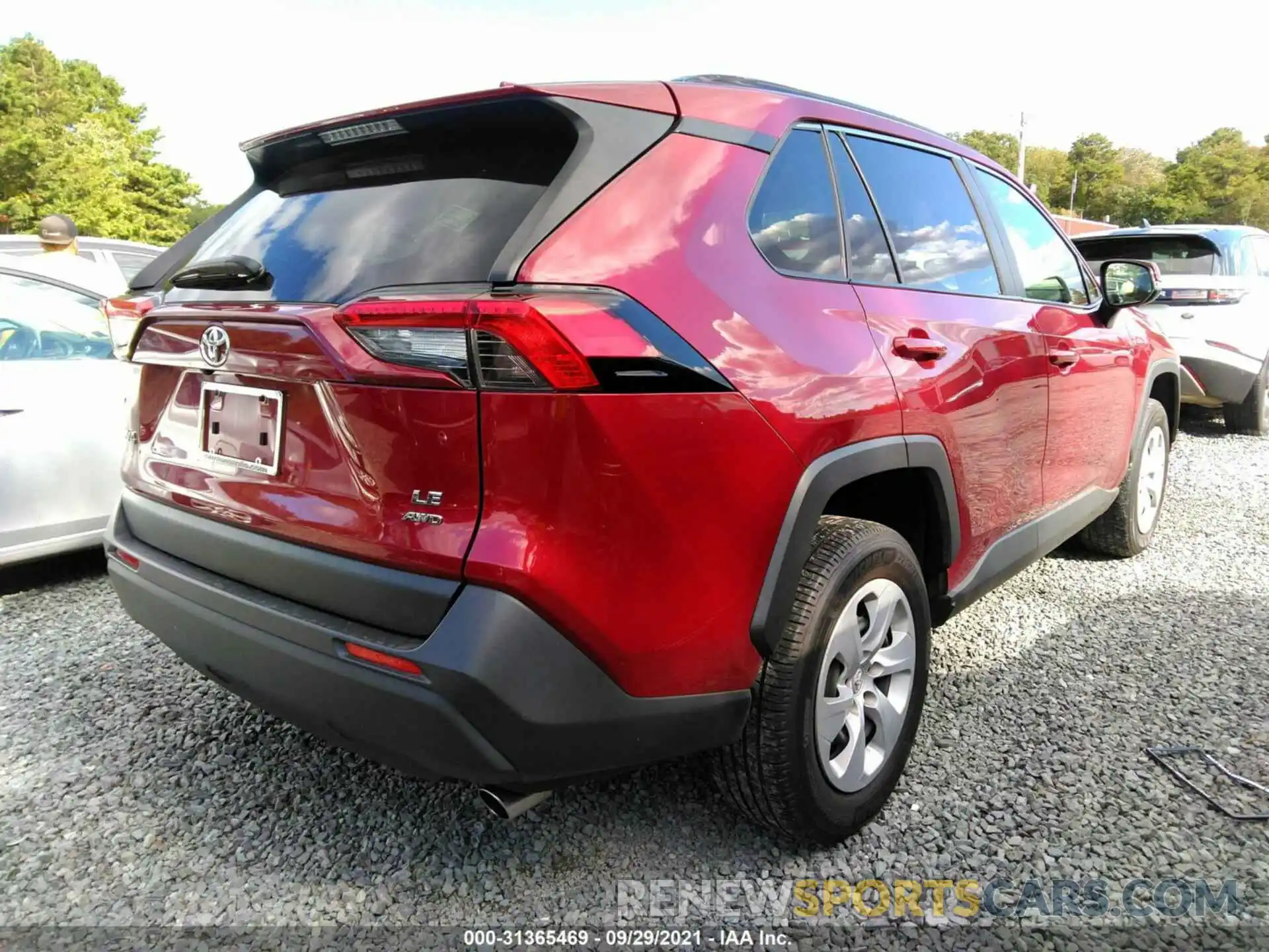 4 Фотография поврежденного автомобиля JTMG1RFV7KD009485 TOYOTA RAV4 2019