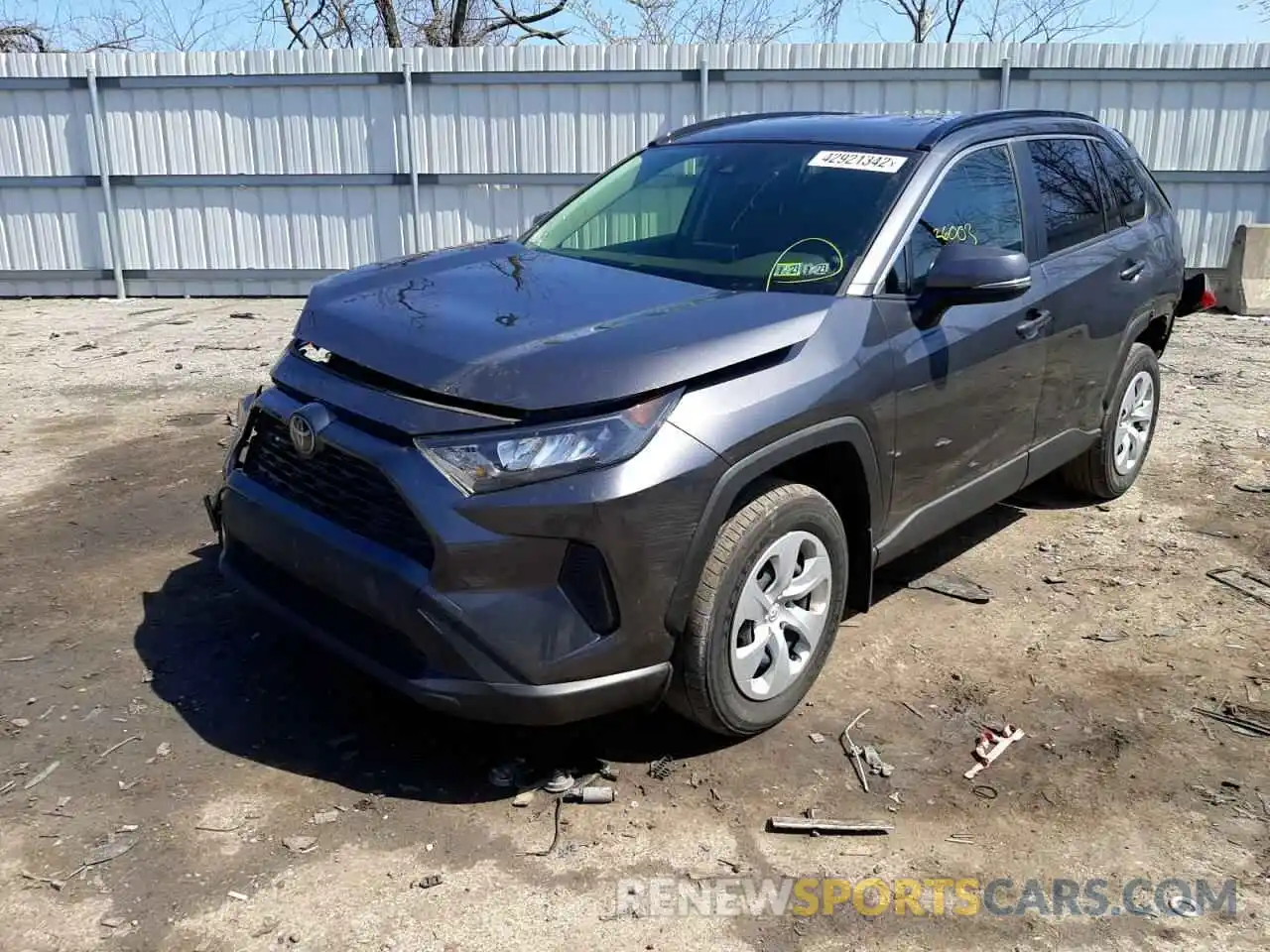 2 Photograph of a damaged car JTMG1RFV7KD013617 TOYOTA RAV4 2019