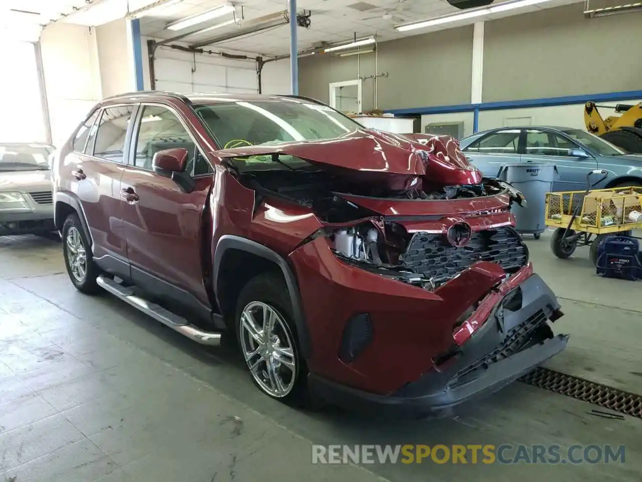 1 Photograph of a damaged car JTMG1RFV7KD037514 TOYOTA RAV4 2019