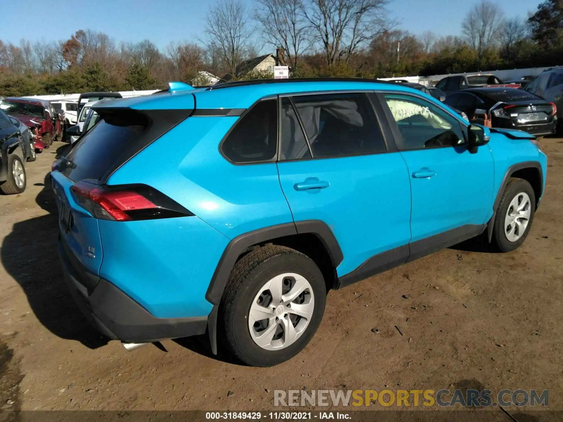 4 Фотография поврежденного автомобиля JTMG1RFV7KD040154 TOYOTA RAV4 2019