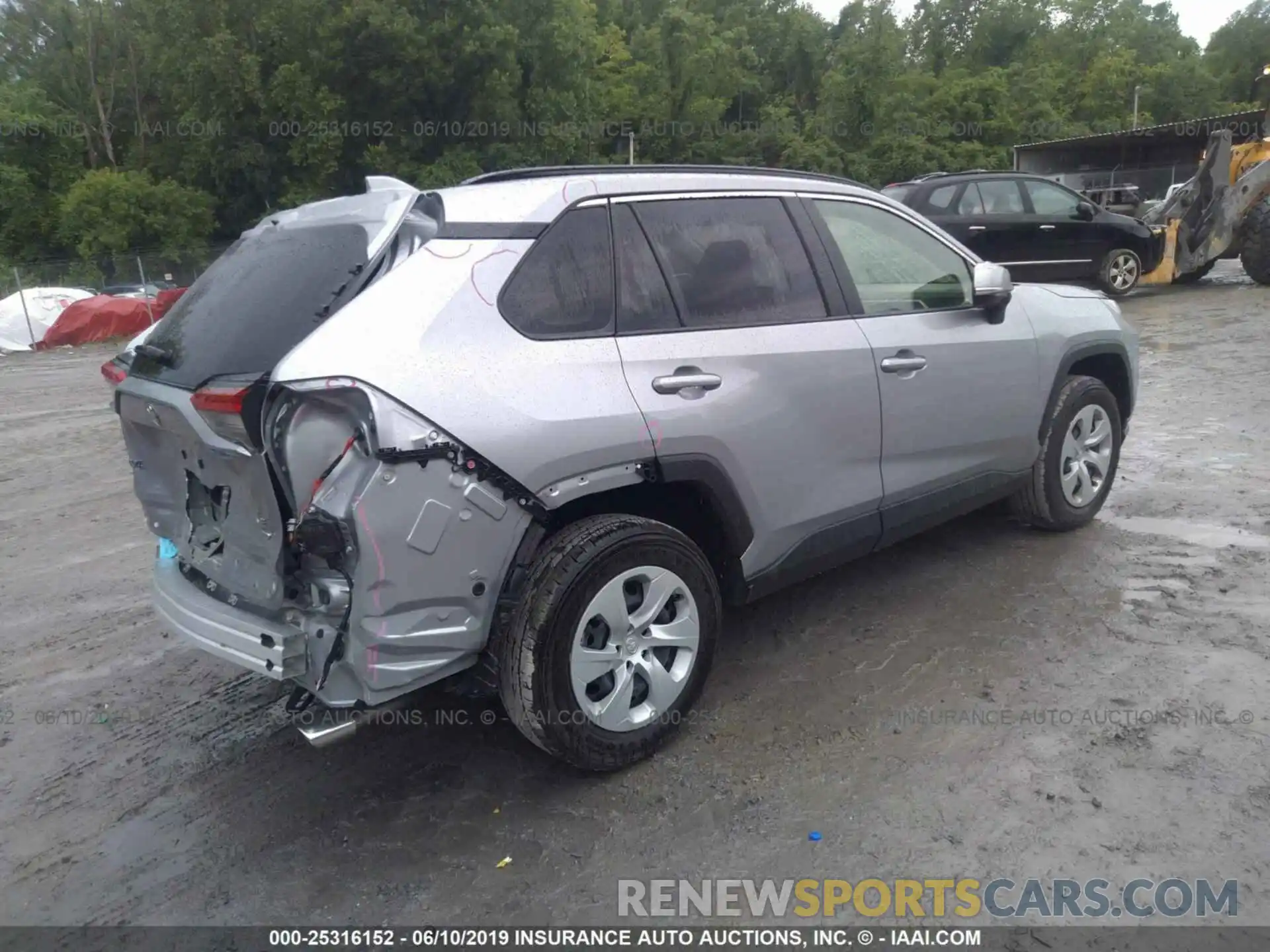 4 Photograph of a damaged car JTMG1RFV7KD503782 TOYOTA RAV4 2019