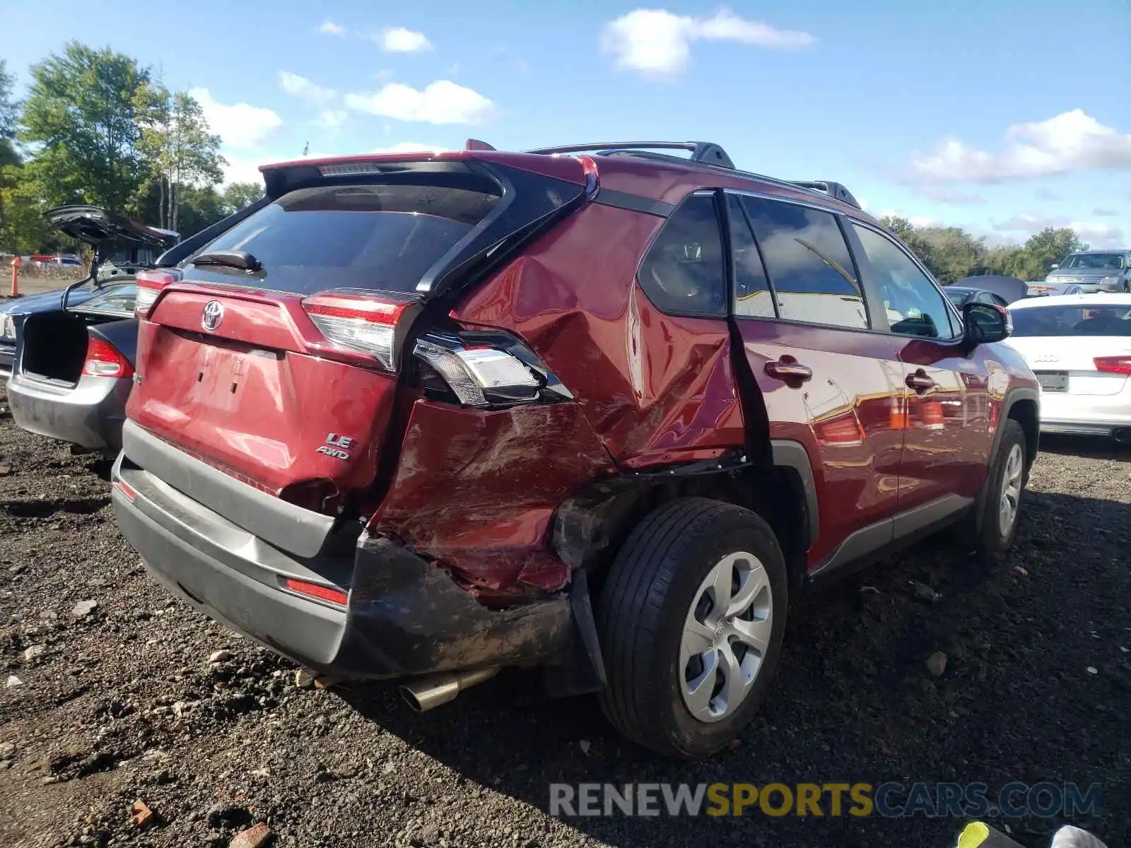 9 Photograph of a damaged car JTMG1RFV7KD509307 TOYOTA RAV4 2019