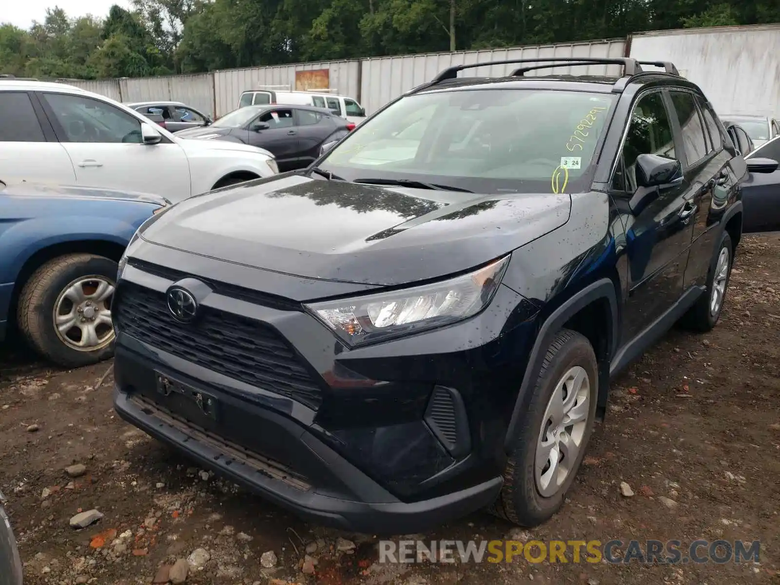 2 Photograph of a damaged car JTMG1RFV7KJ006877 TOYOTA RAV4 2019