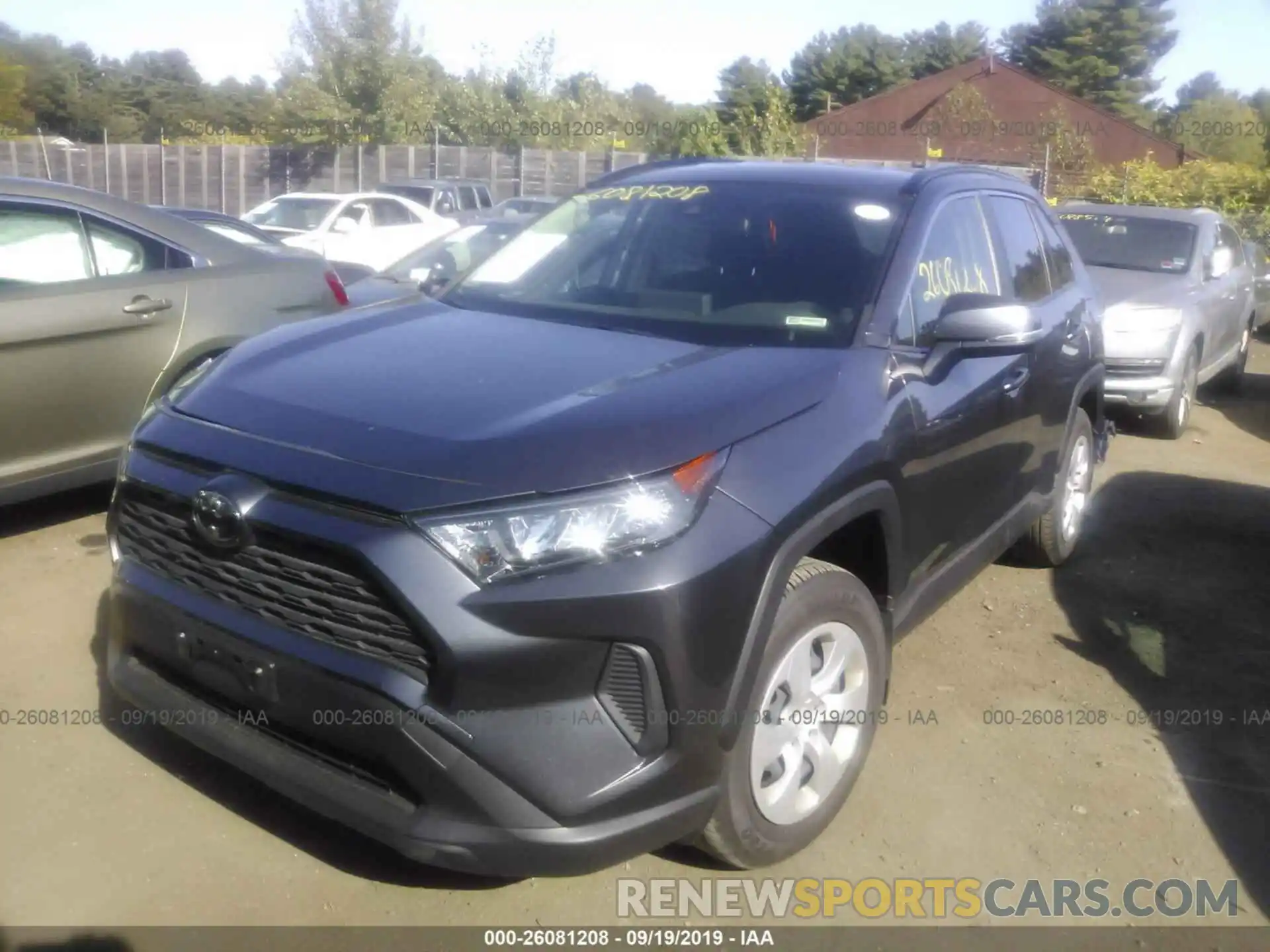 2 Photograph of a damaged car JTMG1RFV7KJ006989 TOYOTA RAV4 2019