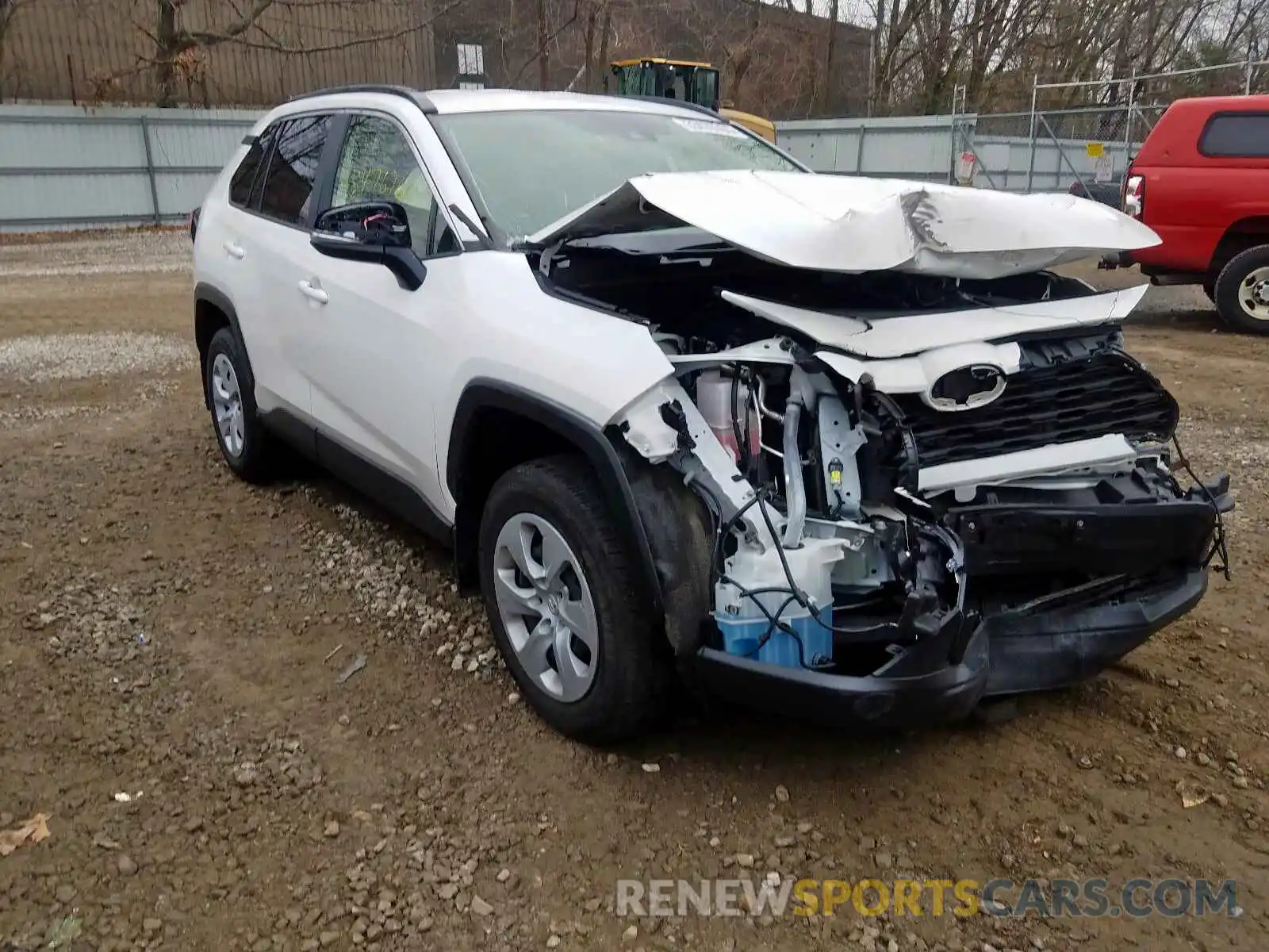 1 Photograph of a damaged car JTMG1RFV7KJ007222 TOYOTA RAV4 2019