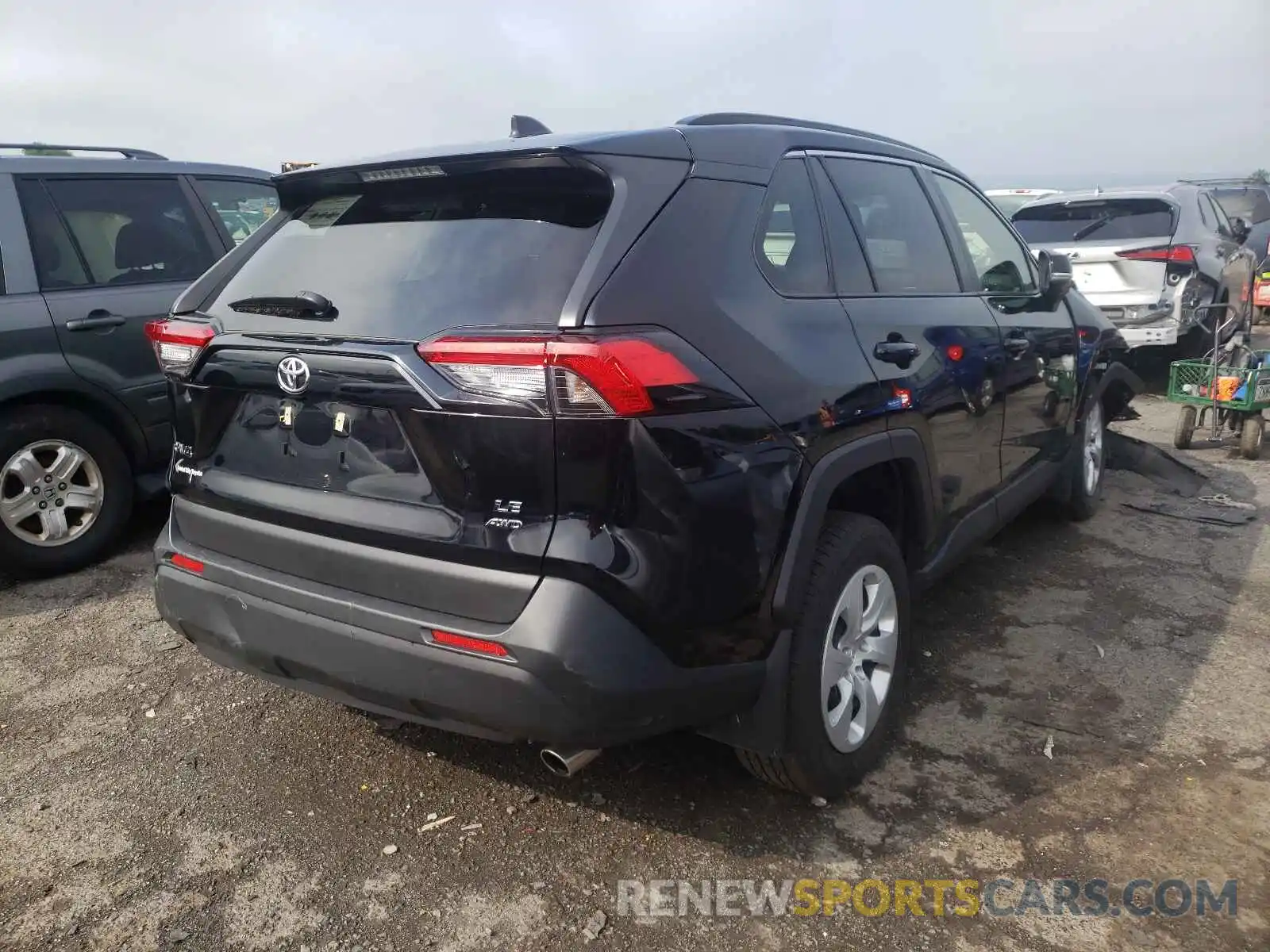 4 Фотография поврежденного автомобиля JTMG1RFV7KJ010153 TOYOTA RAV4 2019