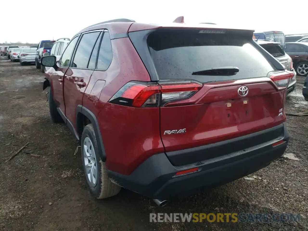 3 Photograph of a damaged car JTMG1RFV7KJ013327 TOYOTA RAV4 2019