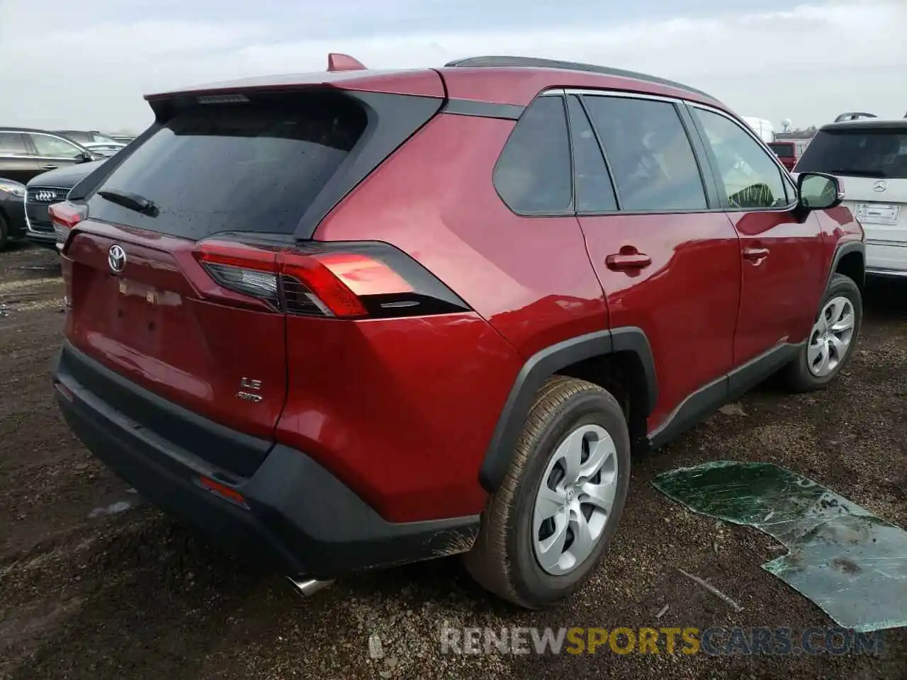 4 Photograph of a damaged car JTMG1RFV7KJ013327 TOYOTA RAV4 2019