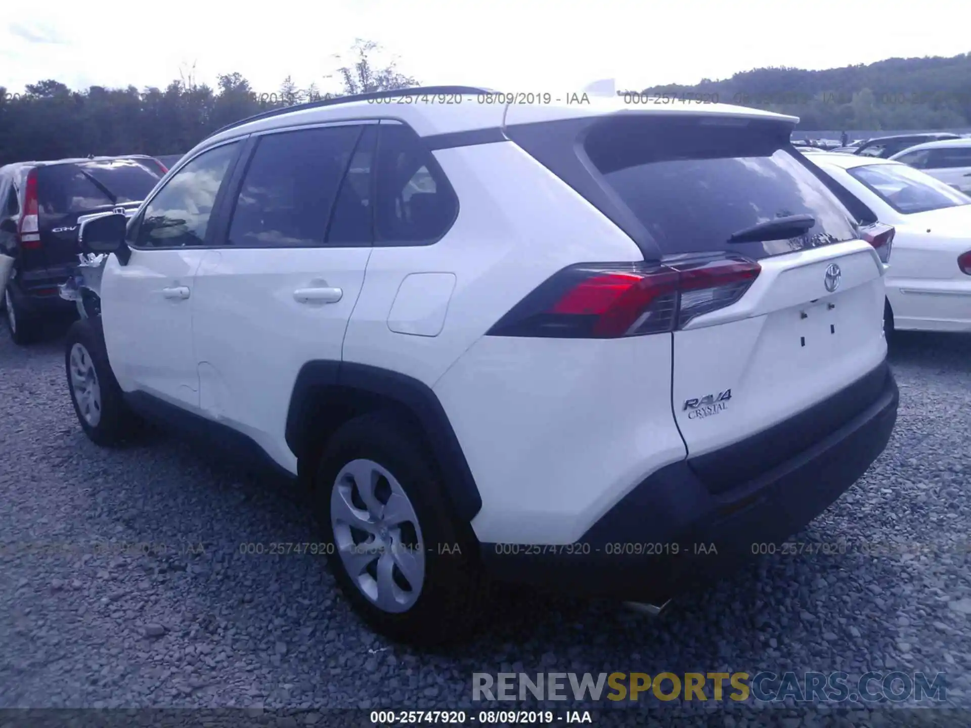 3 Фотография поврежденного автомобиля JTMG1RFV8KD007583 TOYOTA RAV4 2019