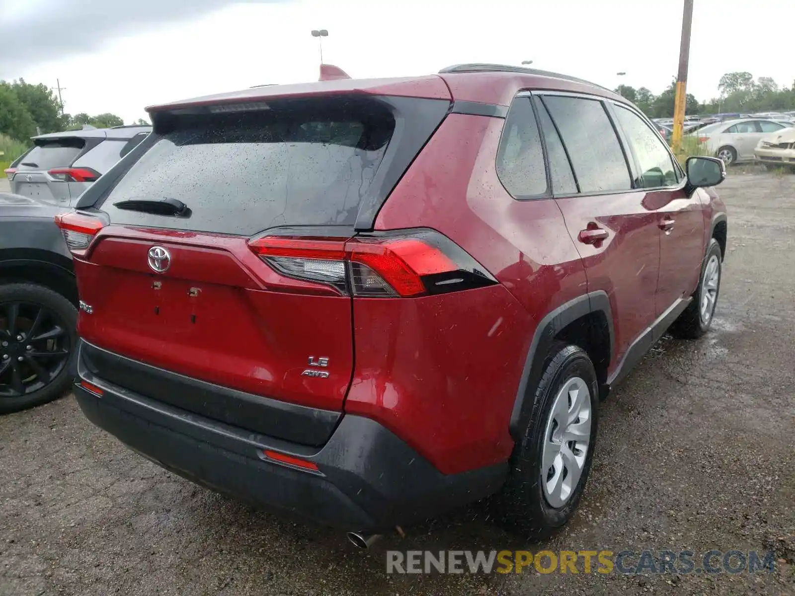 4 Photograph of a damaged car JTMG1RFV8KD008071 TOYOTA RAV4 2019