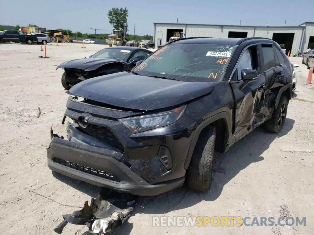 2 Фотография поврежденного автомобиля JTMG1RFV8KD024738 TOYOTA RAV4 2019