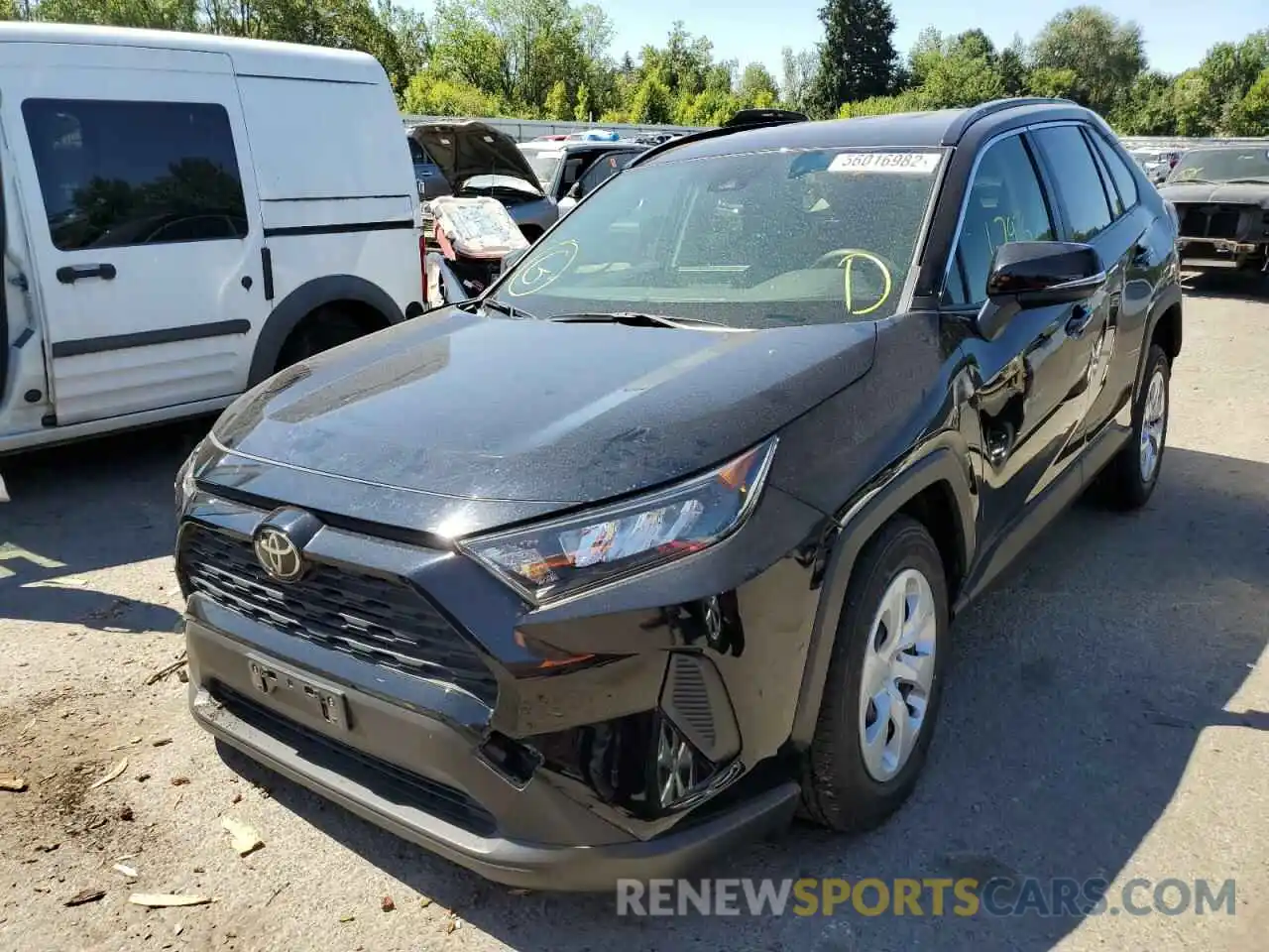 2 Фотография поврежденного автомобиля JTMG1RFV8KD030118 TOYOTA RAV4 2019