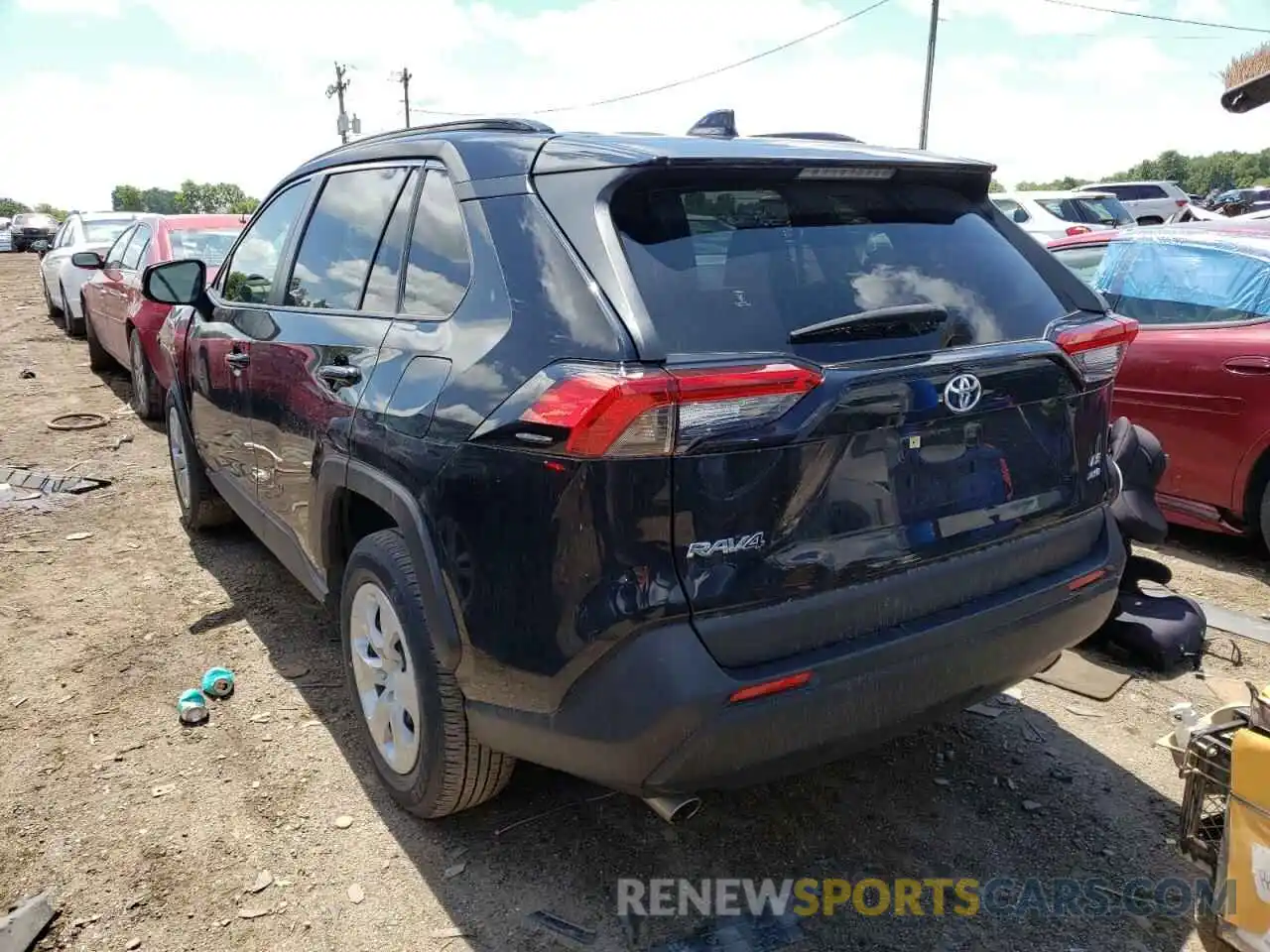 3 Фотография поврежденного автомобиля JTMG1RFV8KD034329 TOYOTA RAV4 2019