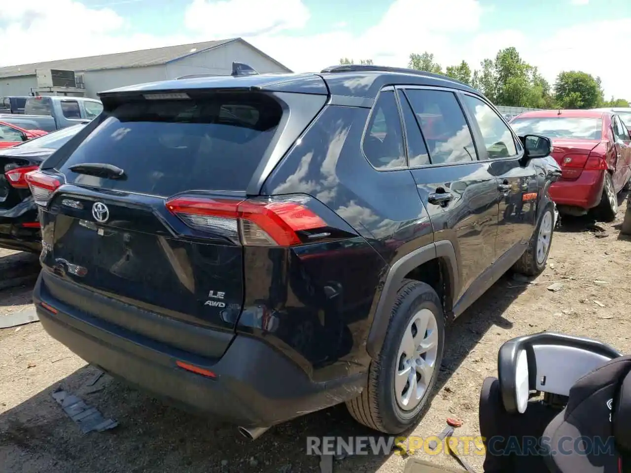 4 Фотография поврежденного автомобиля JTMG1RFV8KD034329 TOYOTA RAV4 2019