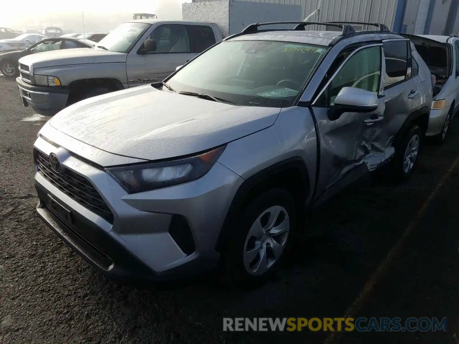 2 Photograph of a damaged car JTMG1RFV8KD037392 TOYOTA RAV4 2019