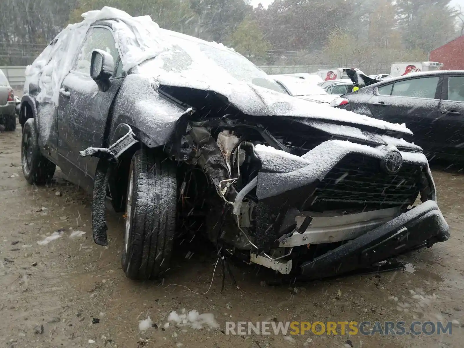 1 Photograph of a damaged car JTMG1RFV8KD037957 TOYOTA RAV4 2019