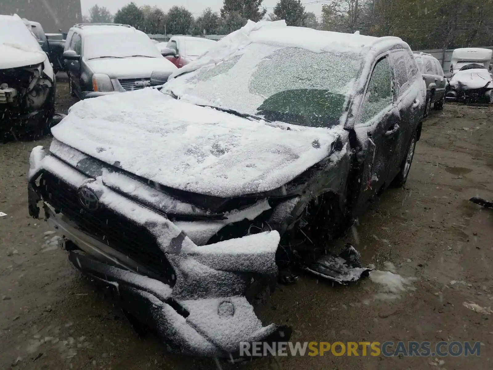 2 Photograph of a damaged car JTMG1RFV8KD037957 TOYOTA RAV4 2019