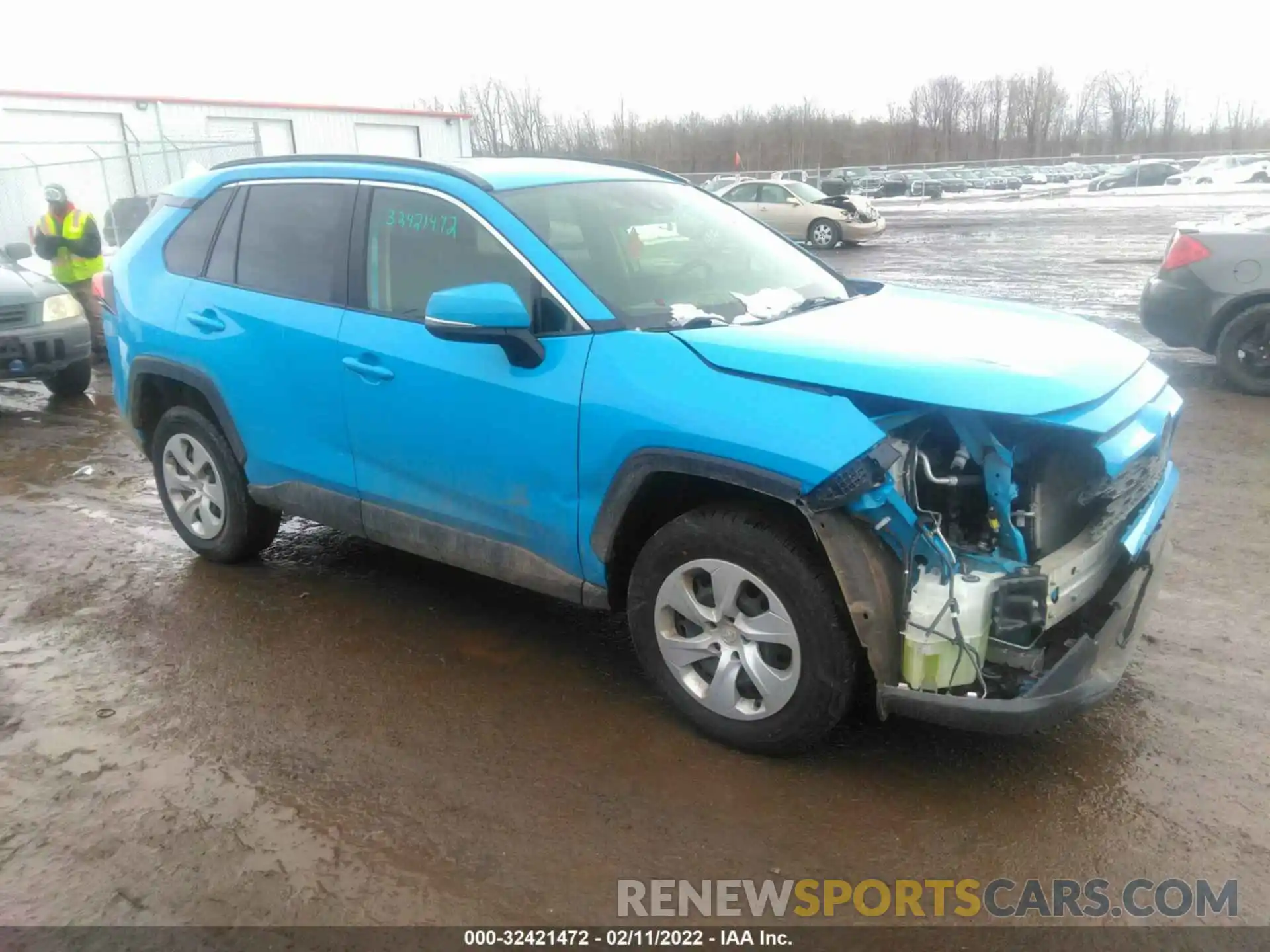 1 Photograph of a damaged car JTMG1RFV8KD042933 TOYOTA RAV4 2019