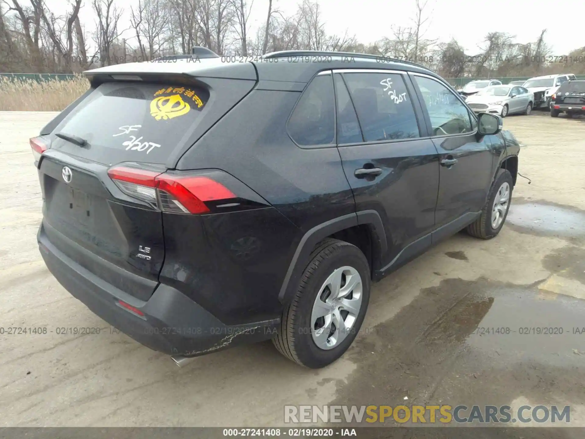 4 Photograph of a damaged car JTMG1RFV8KD044648 TOYOTA RAV4 2019