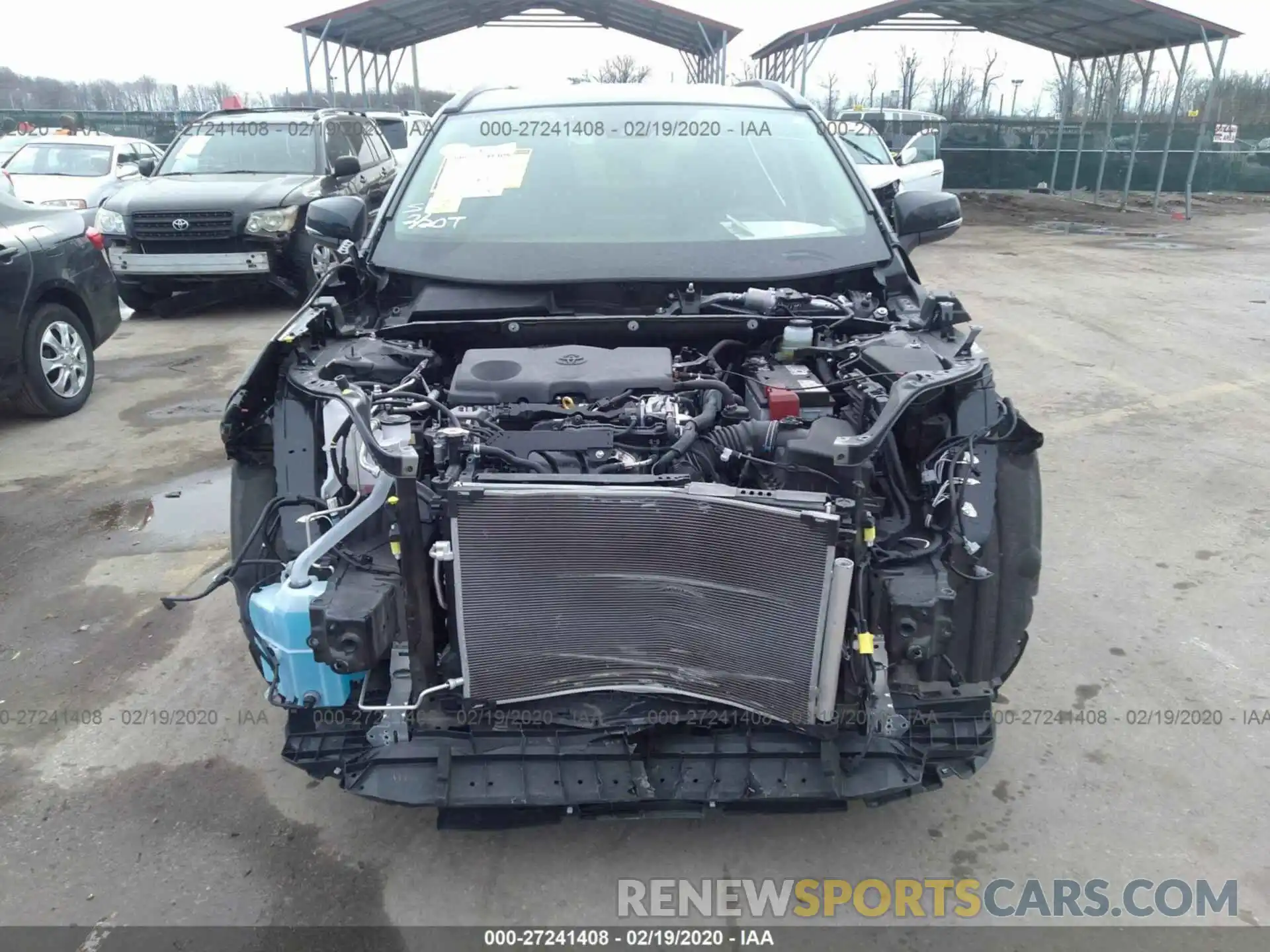 6 Photograph of a damaged car JTMG1RFV8KD044648 TOYOTA RAV4 2019