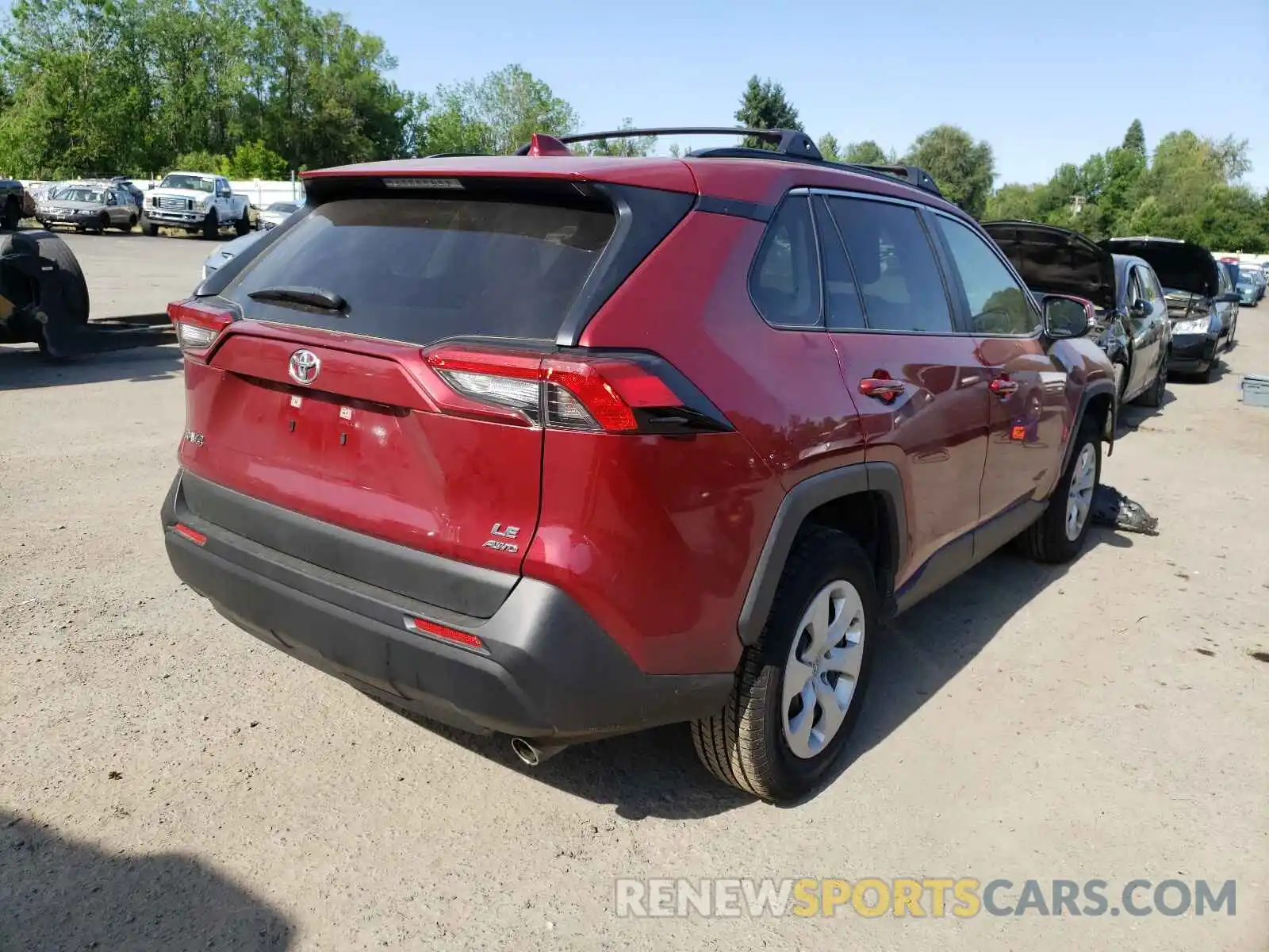 4 Photograph of a damaged car JTMG1RFV8KD508490 TOYOTA RAV4 2019