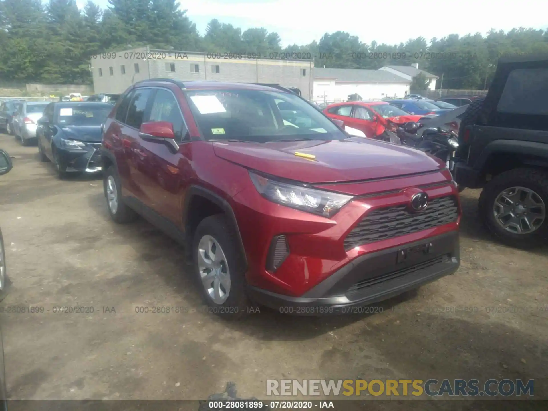 1 Photograph of a damaged car JTMG1RFV8KD521093 TOYOTA RAV4 2019