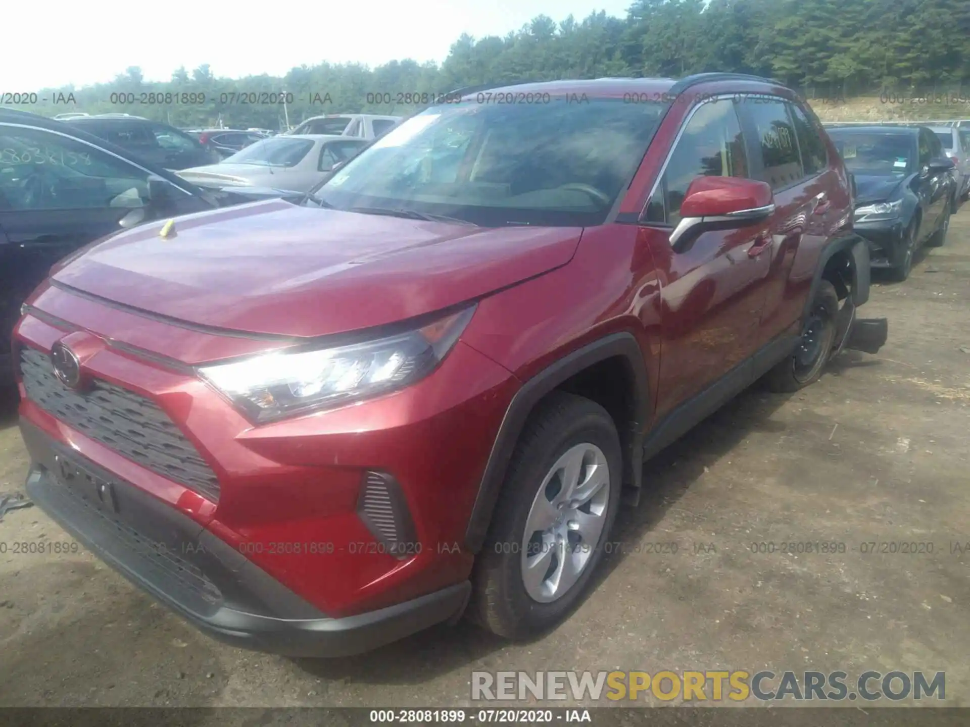 2 Photograph of a damaged car JTMG1RFV8KD521093 TOYOTA RAV4 2019