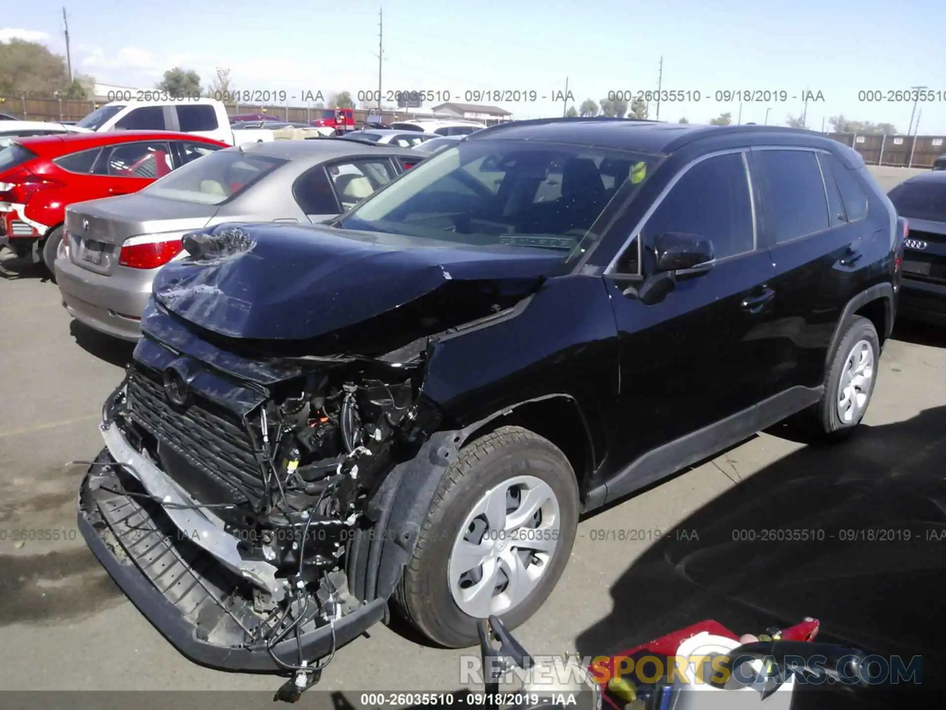 2 Photograph of a damaged car JTMG1RFV8KJ001221 TOYOTA RAV4 2019