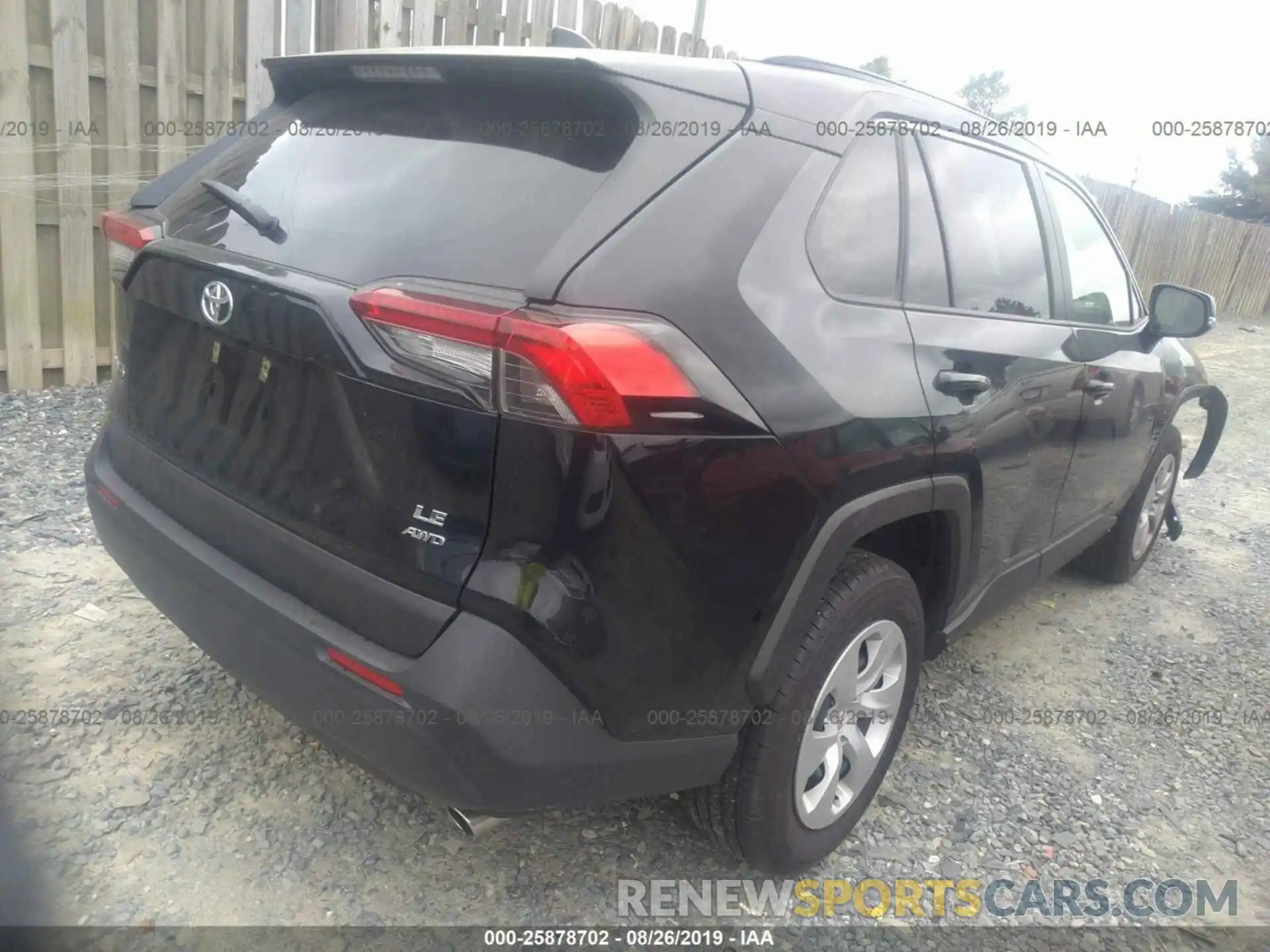 4 Photograph of a damaged car JTMG1RFV8KJ005138 TOYOTA RAV4 2019