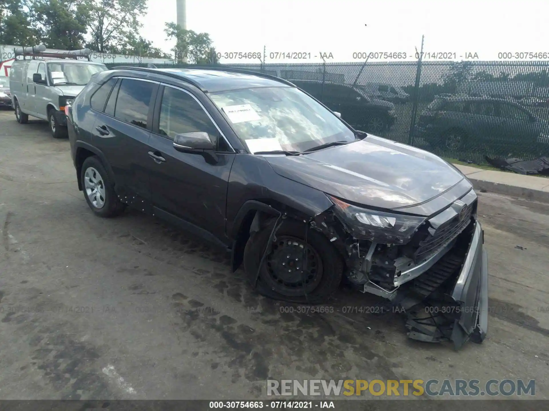 1 Photograph of a damaged car JTMG1RFV8KJ011957 TOYOTA RAV4 2019