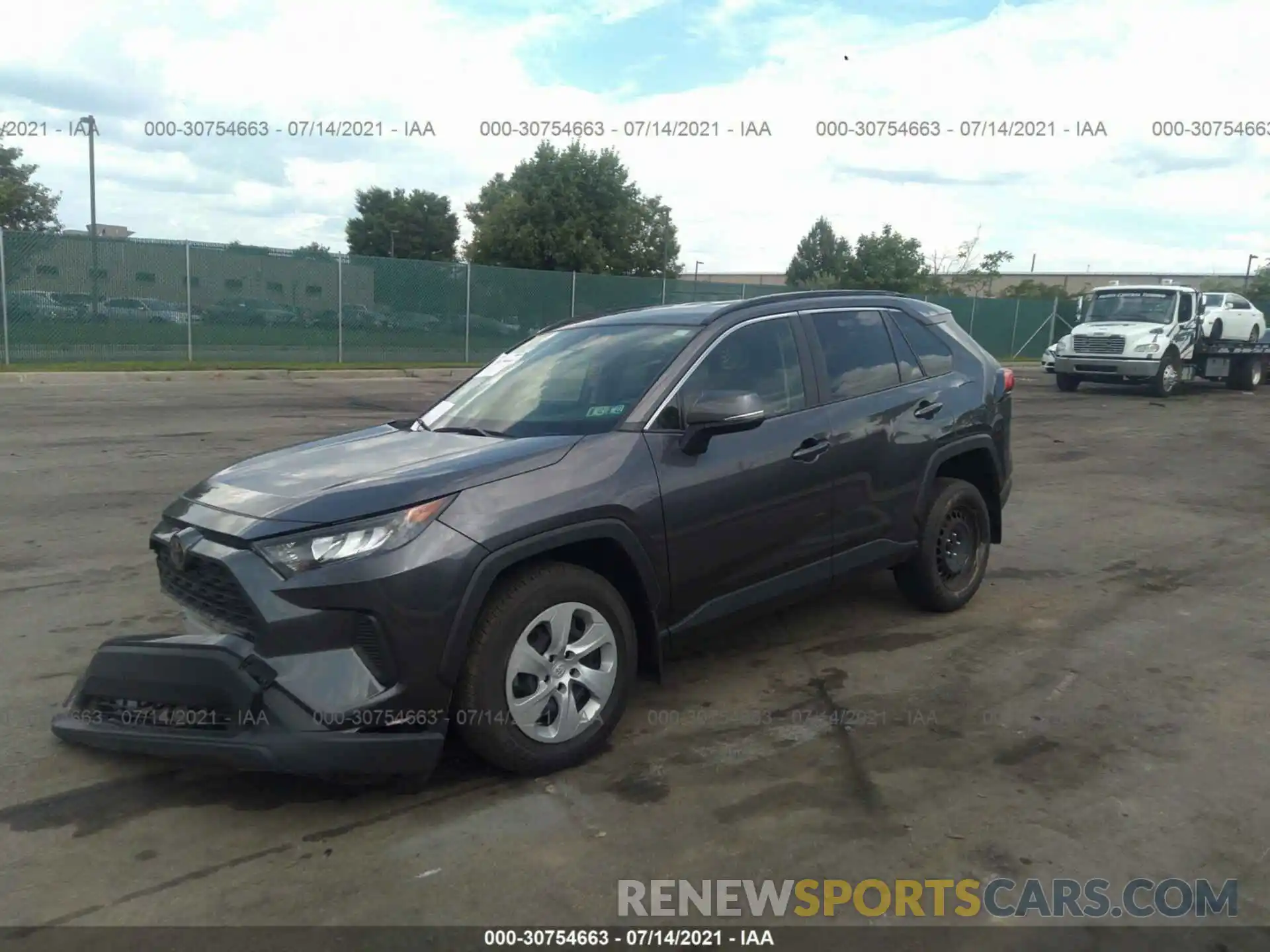 2 Photograph of a damaged car JTMG1RFV8KJ011957 TOYOTA RAV4 2019