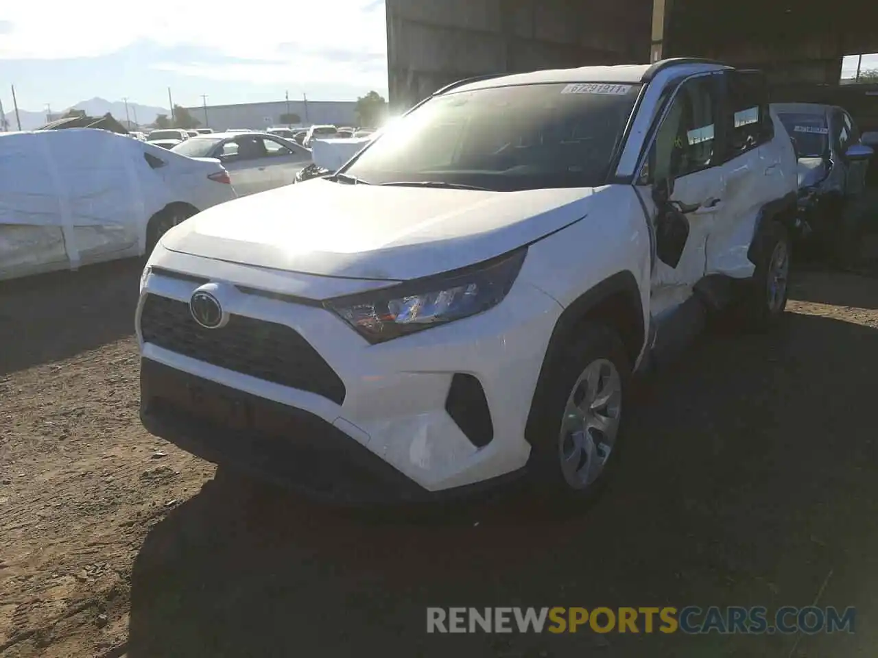 2 Photograph of a damaged car JTMG1RFV8KJ012333 TOYOTA RAV4 2019