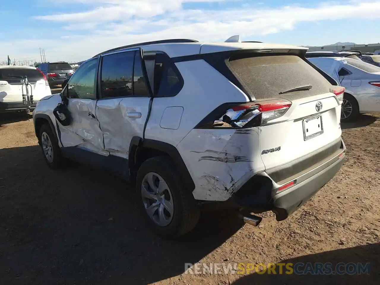 3 Photograph of a damaged car JTMG1RFV8KJ012333 TOYOTA RAV4 2019